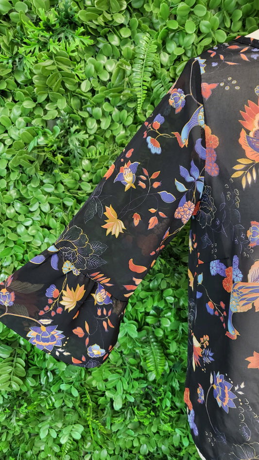 Zack Print Sheer Top (8)