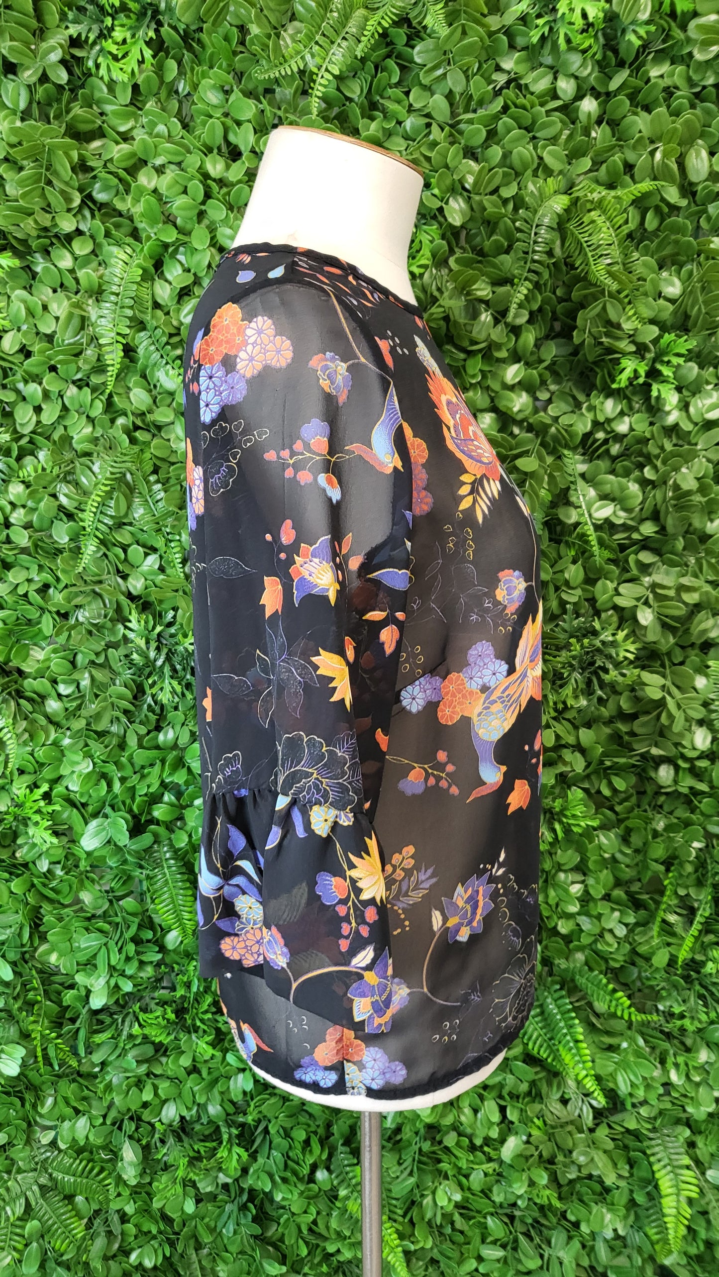 Zack Print Sheer Top (8)