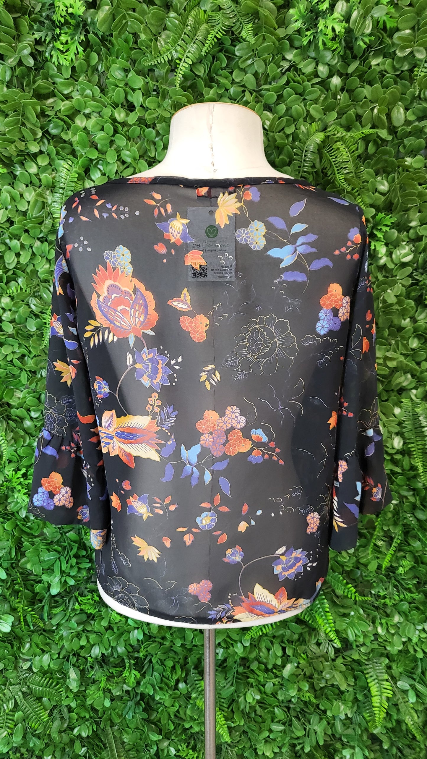 Zack Print Sheer Top (8)