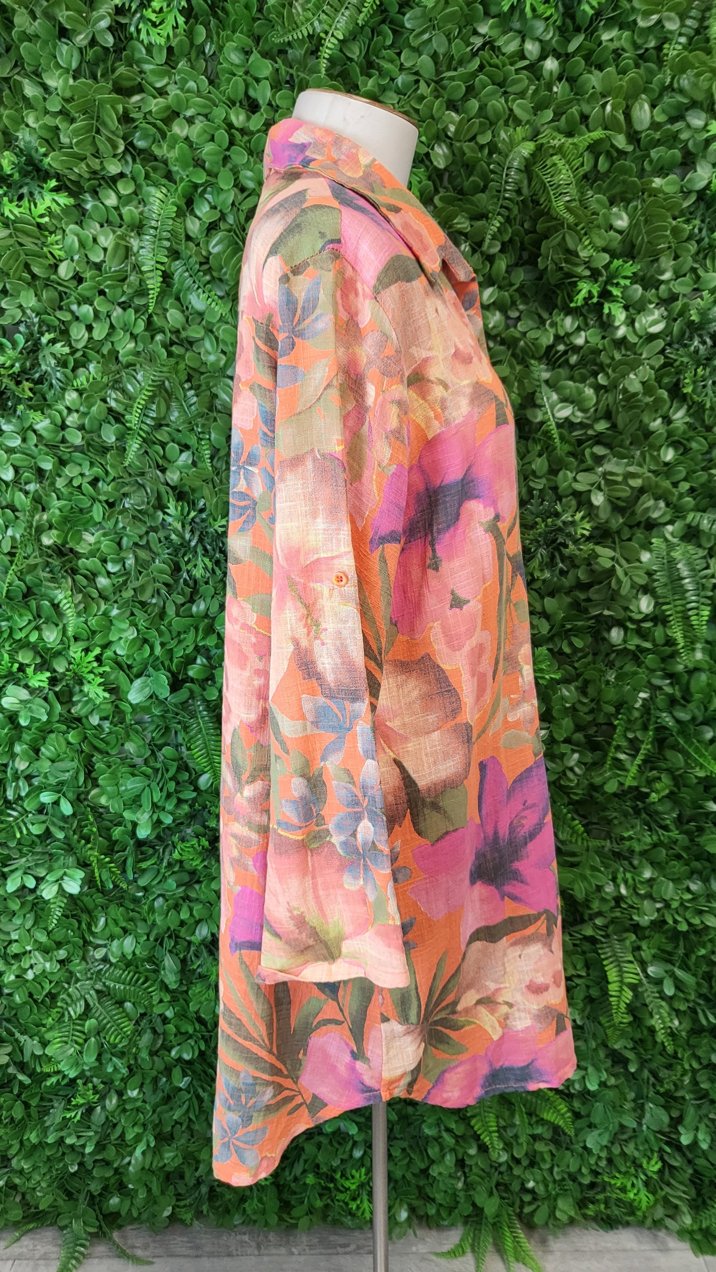 Mudflower Floral Longline Shirt (12-14)
