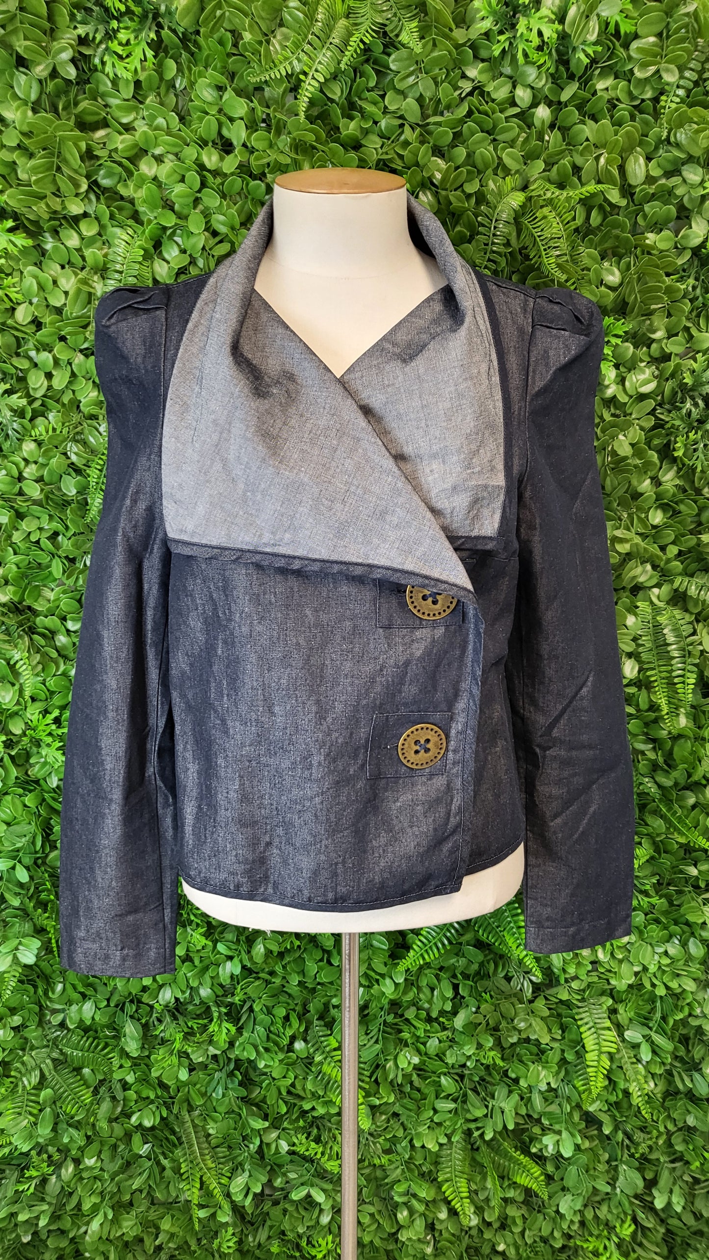 Andrea Moore Ink Linen Blend Jacket (10)