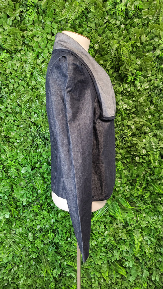 Andrea Moore Ink Linen Blend Jacket (10)