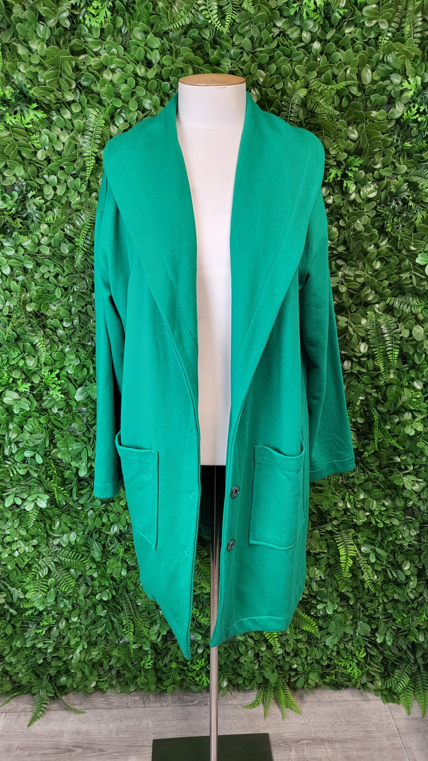 Memo Green Sweat Cardigan (14)
