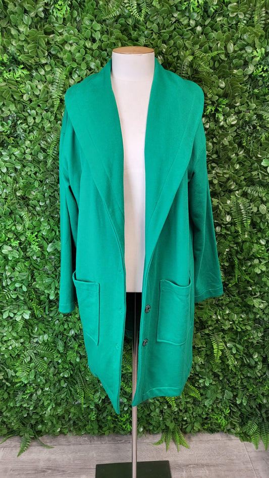 Memo Green Sweat Cardigan (14)