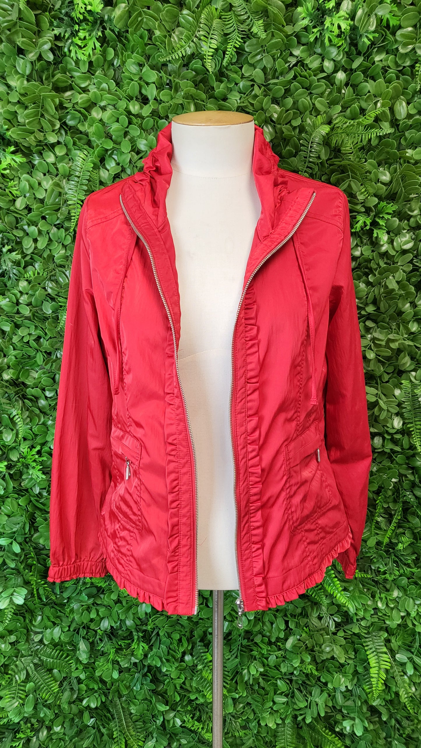 Liz Jordon Red Ruffle Jacket (10)