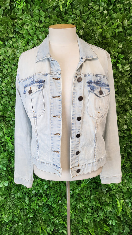 Kut Bleach Wash Amelia Jacket (12)