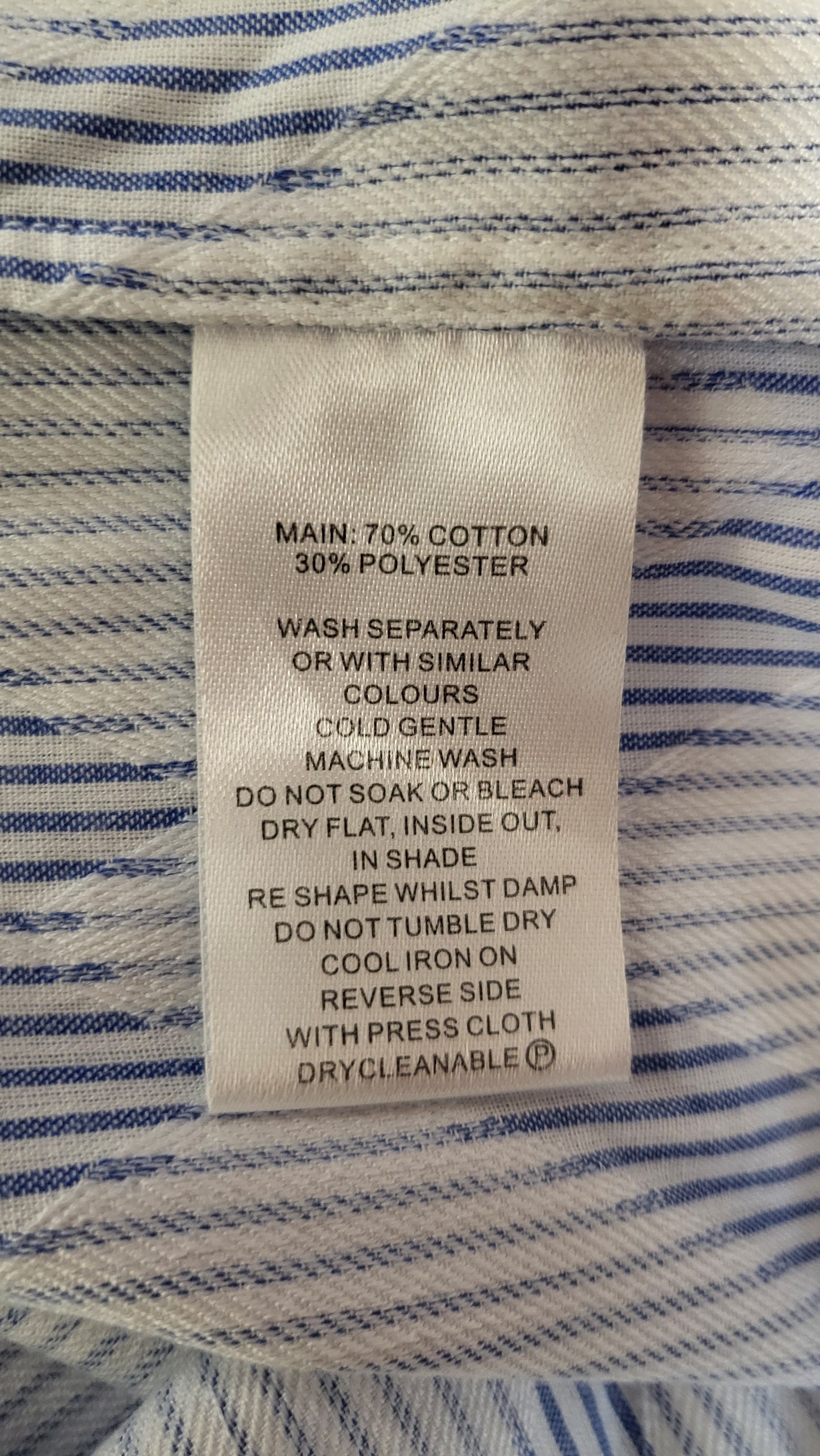 Drama The Label Blue/White Fringe Shirt (10)