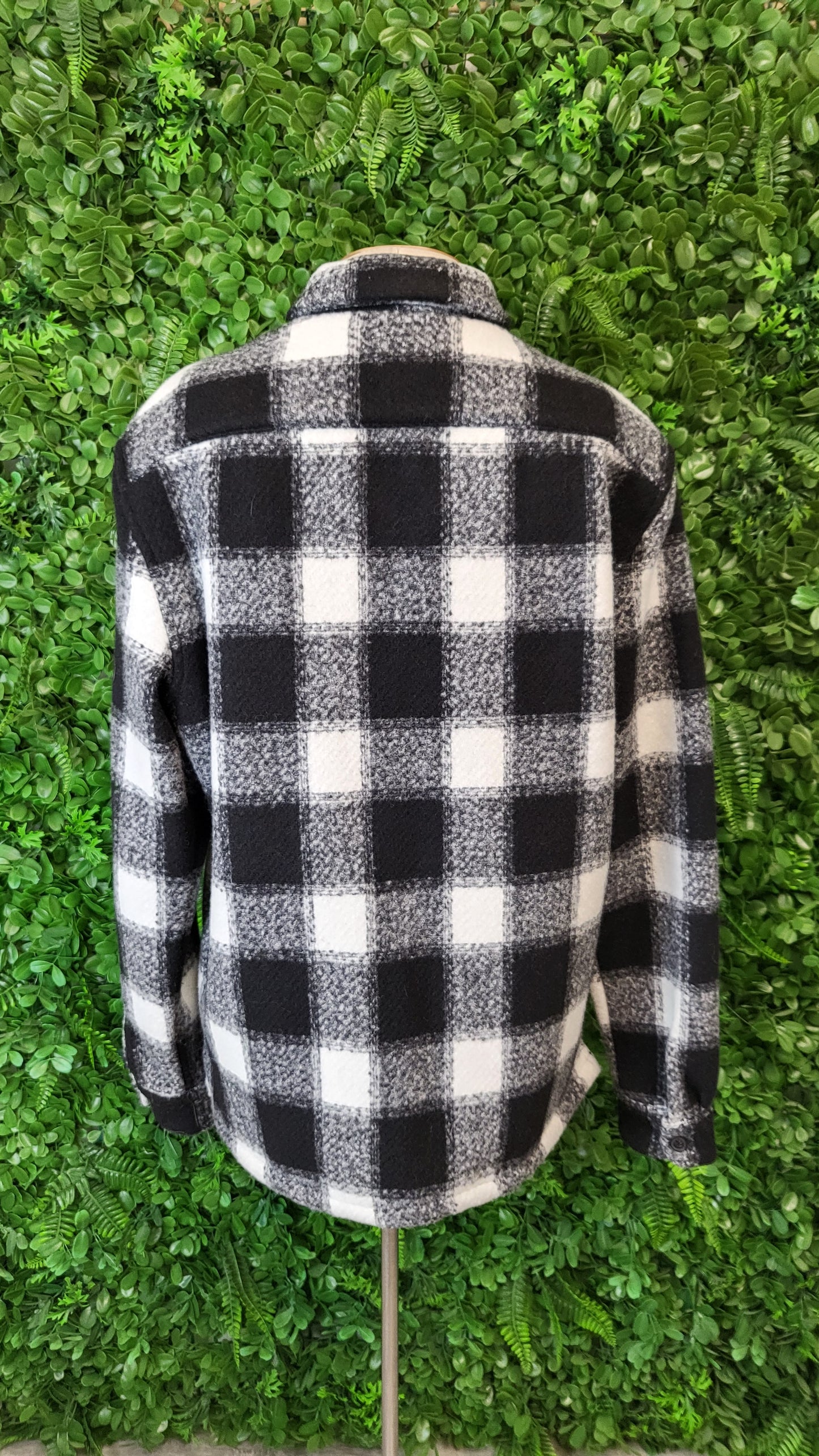 All Saints Black/White Shacket/Overshirt (14-16)