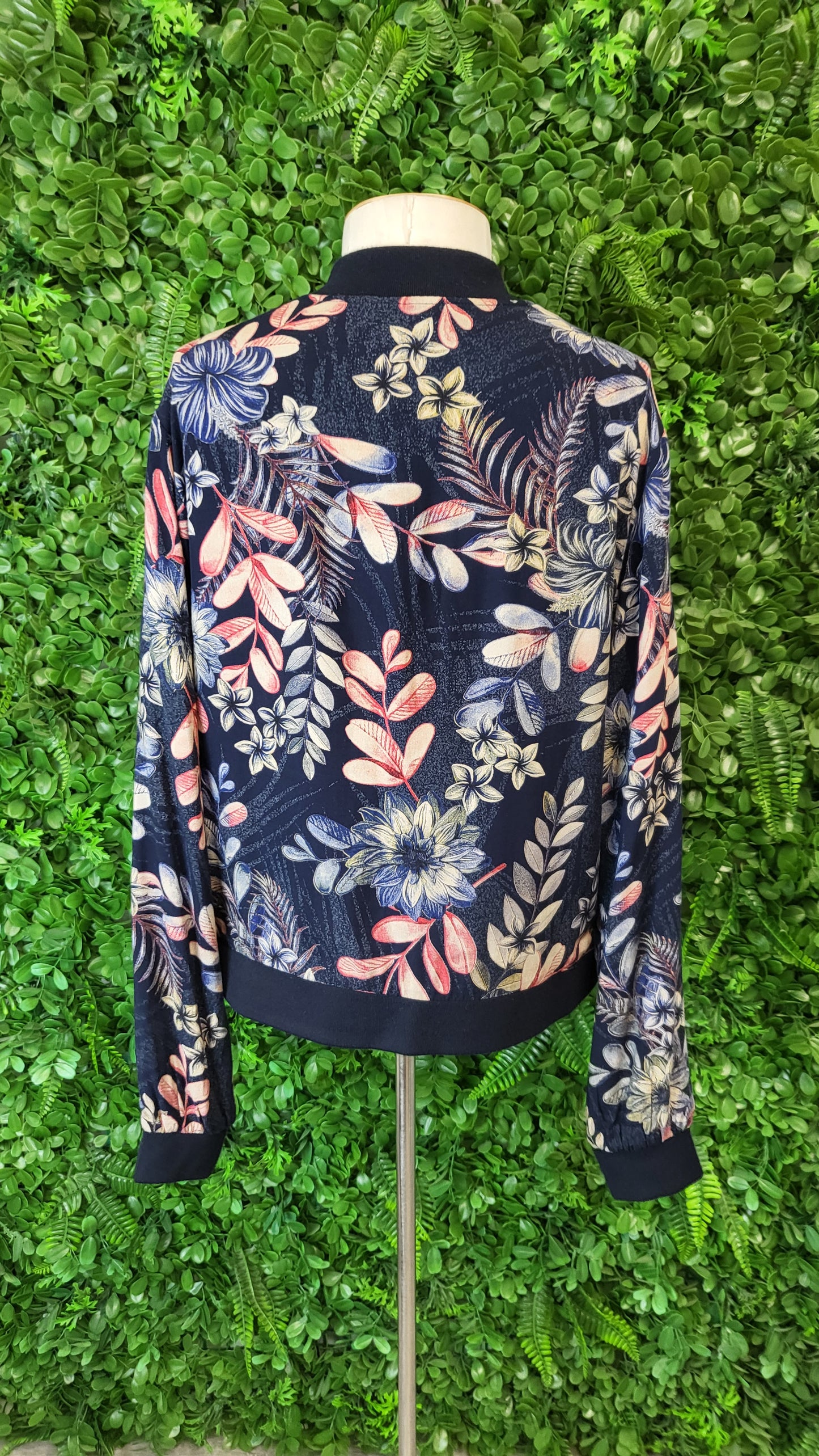 Lemon Tree Floral Print Bomber (14)