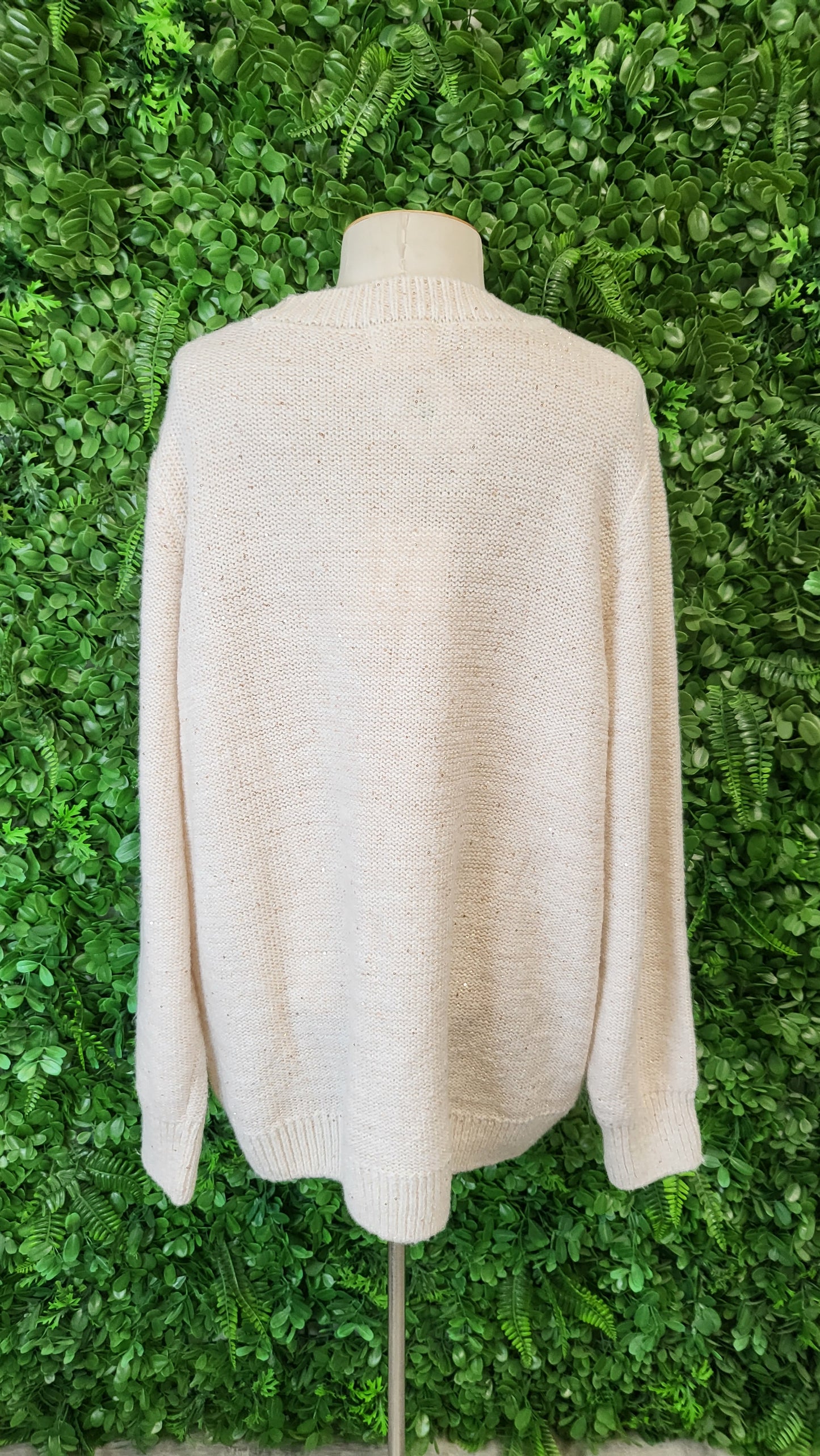 Studio Curve Cream Sparkle Knit BNWT (18-20)