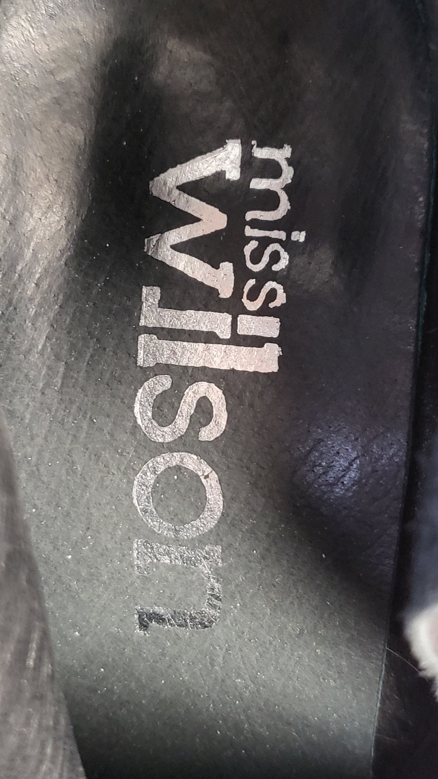 Miss Wilson Black Chain Boot 39