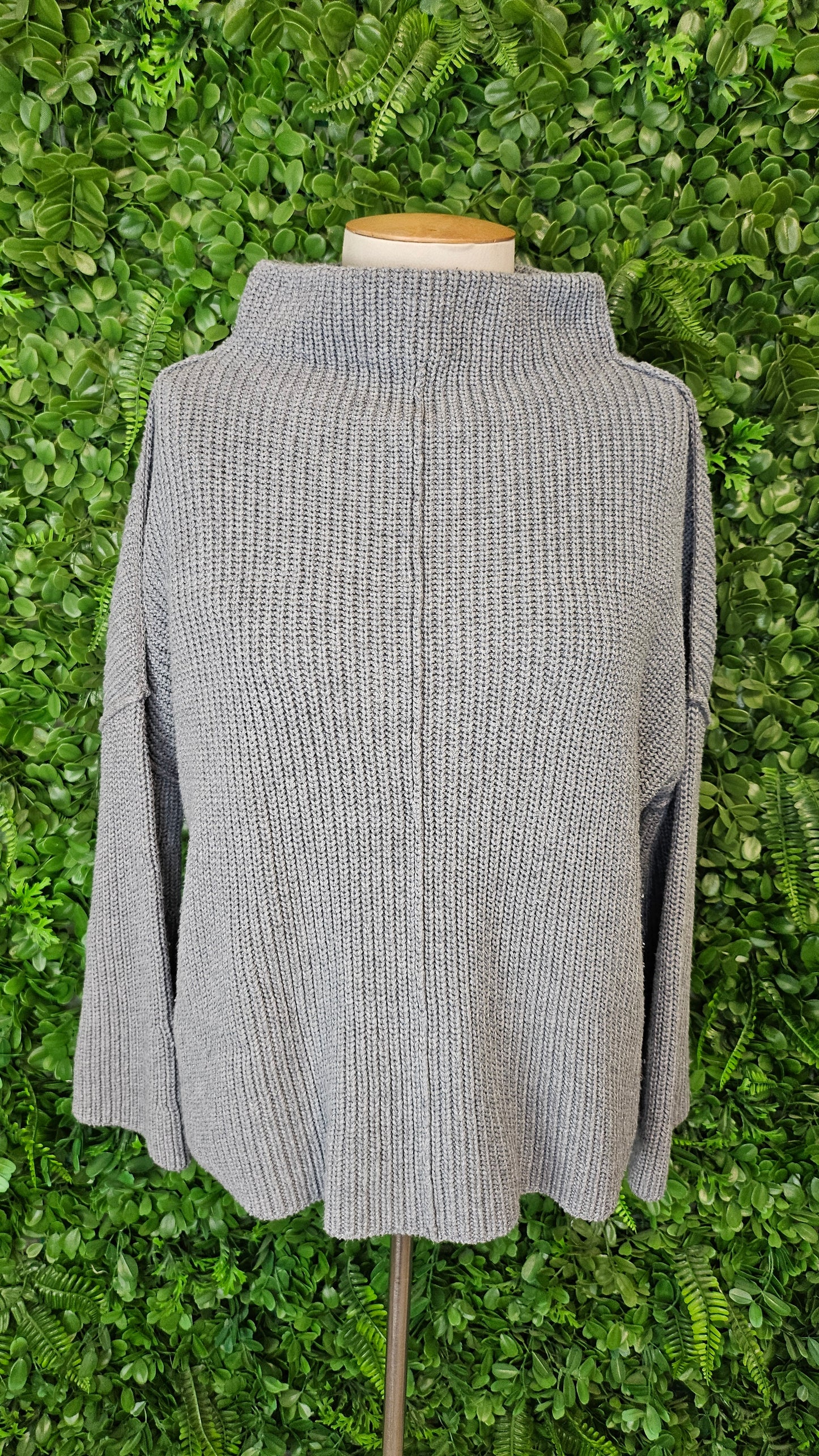 Kinney Grey High Neck Knit (10-12)