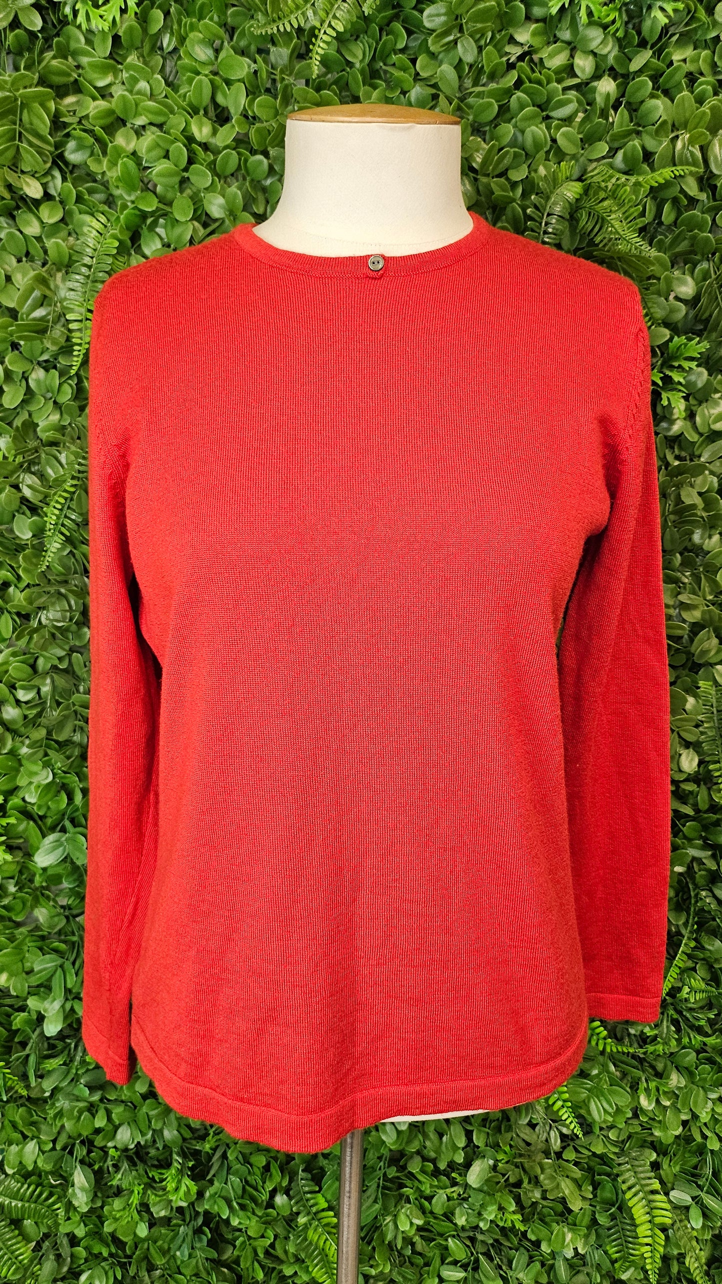 Meredith Red Merino Knit (10-12)