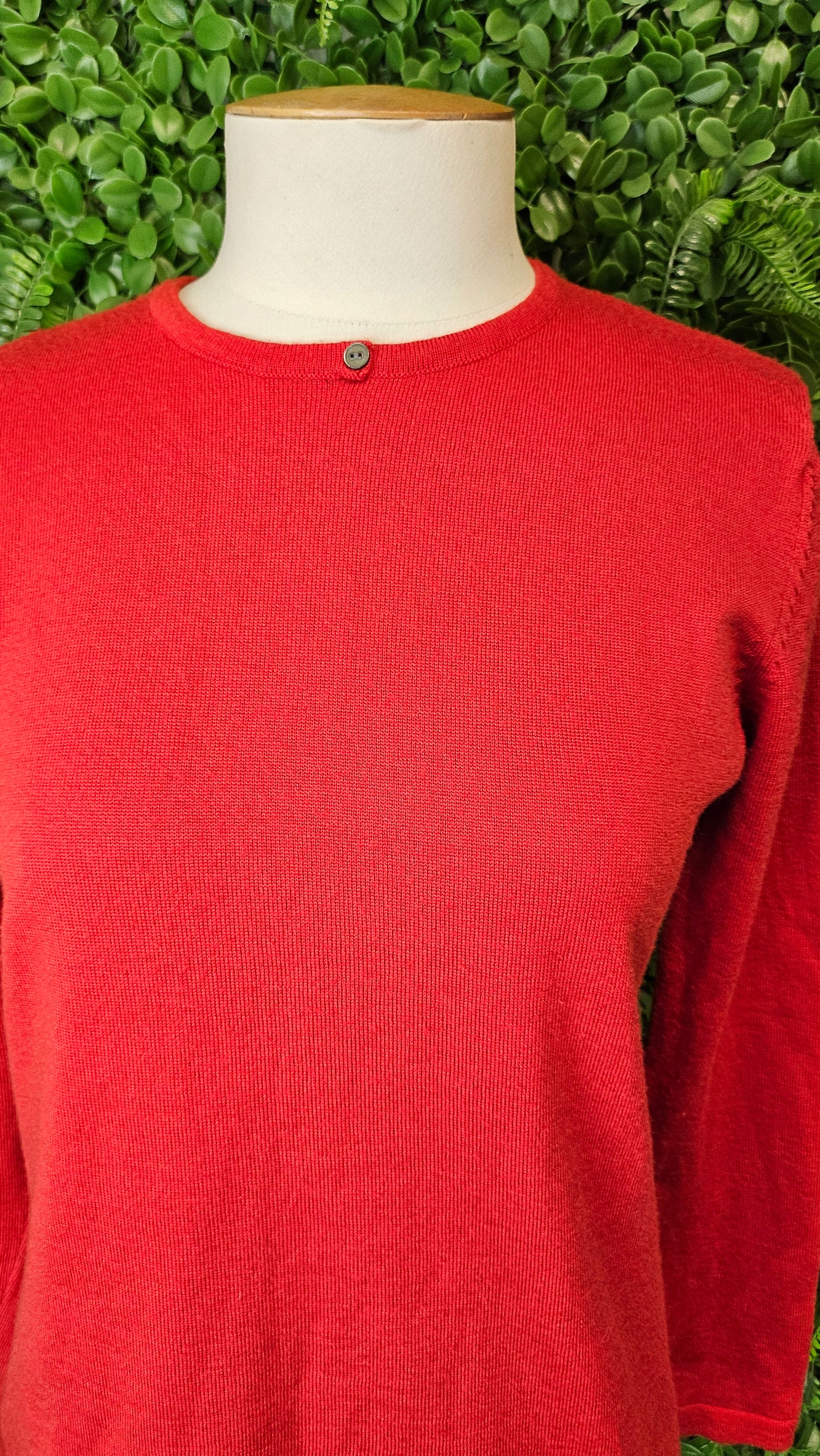 Meredith Red Merino Knit (10-12)