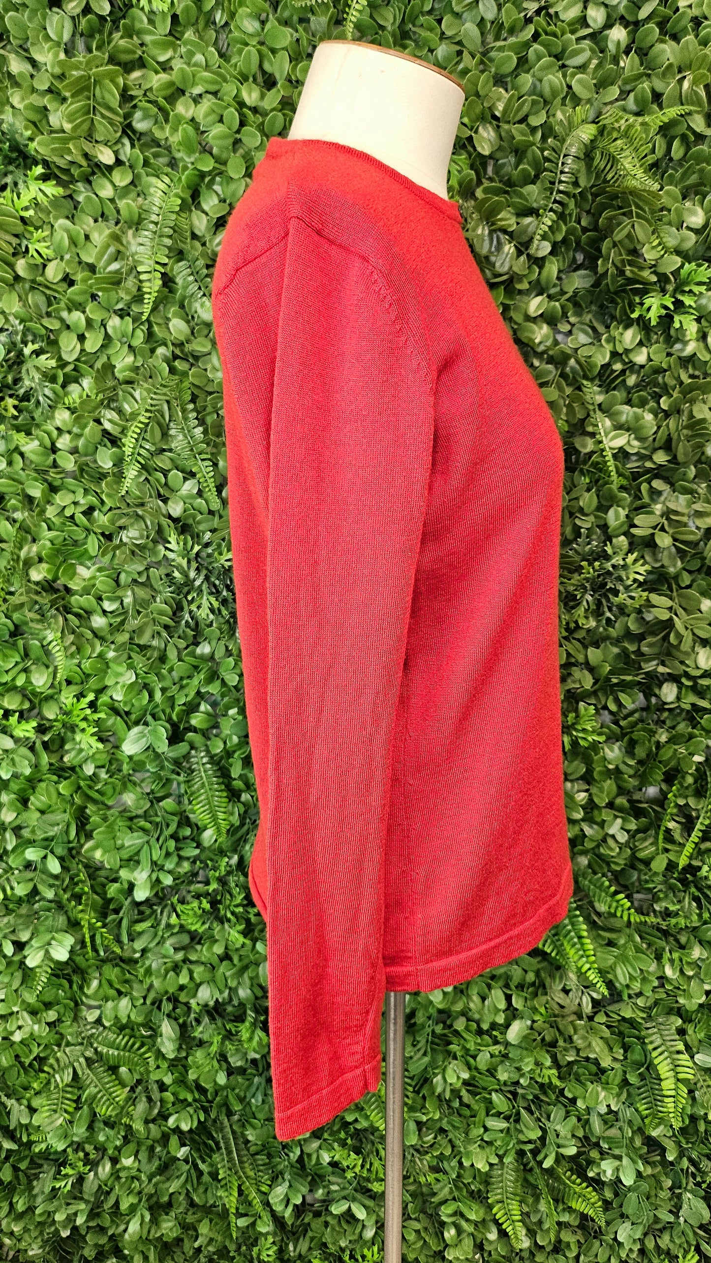 Meredith Red Merino Knit (10-12)