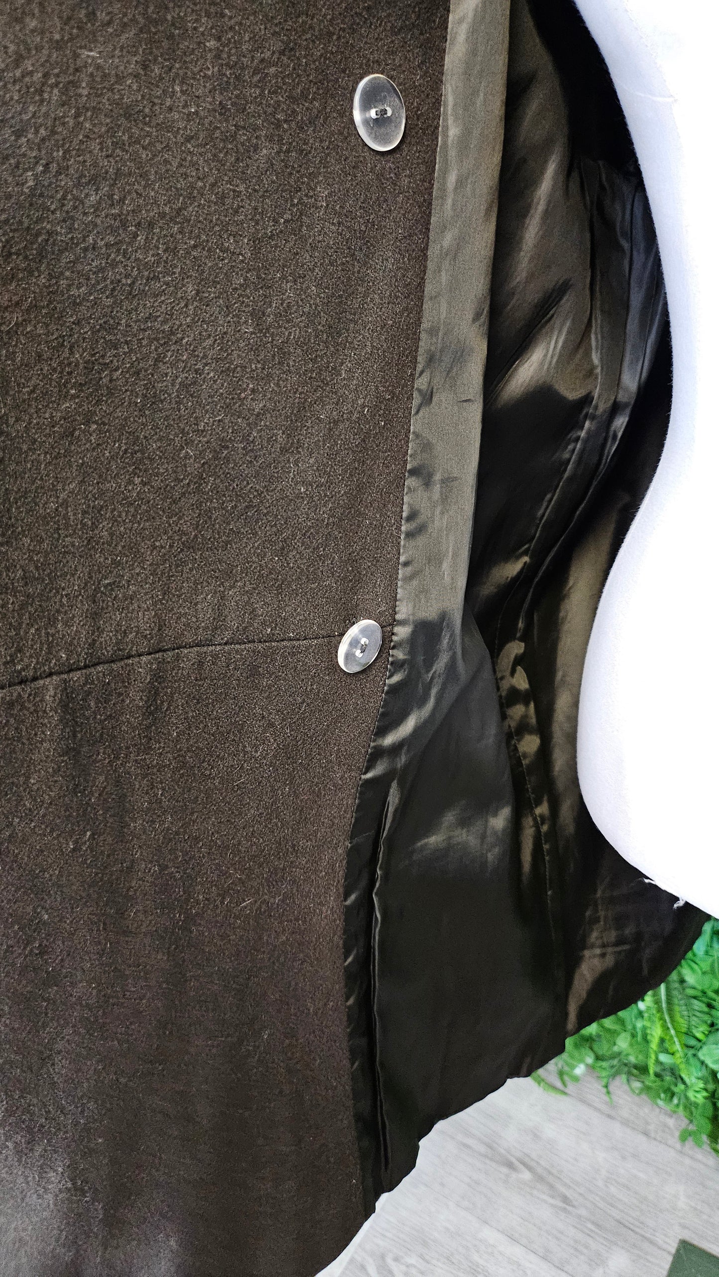 Unknown Khaki/Charcoal Wool Blend Jacket (16)