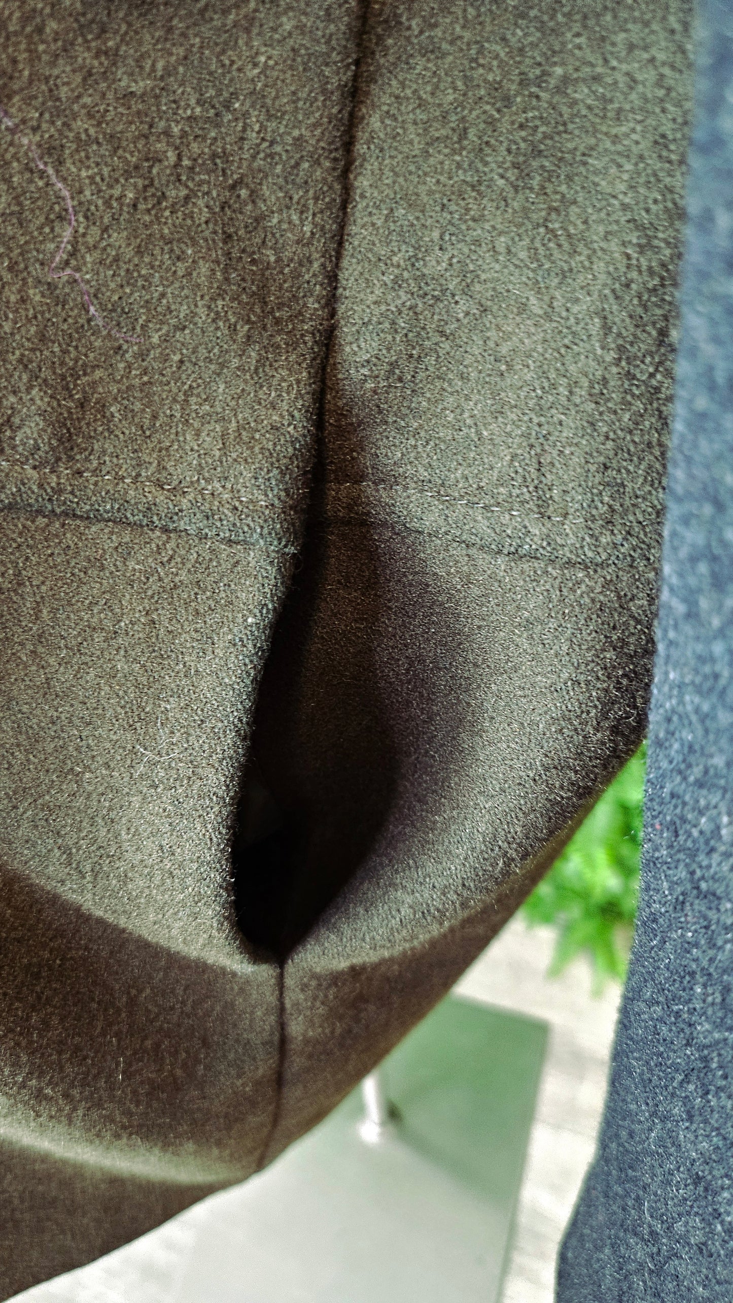 Unknown Khaki/Charcoal Wool Blend Jacket (16)