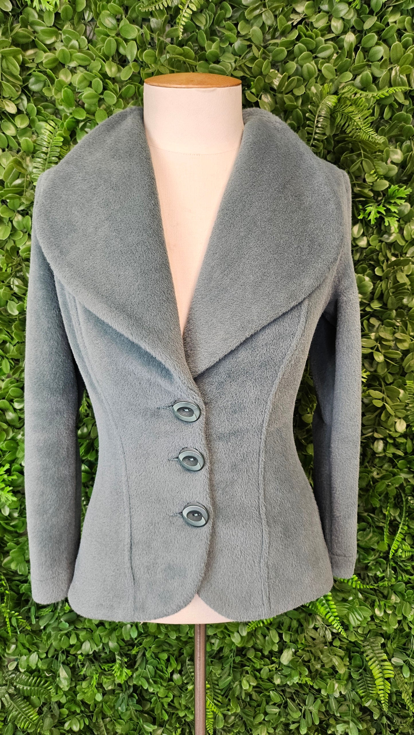 Annah Stretton Teal Textured Blazer (8)