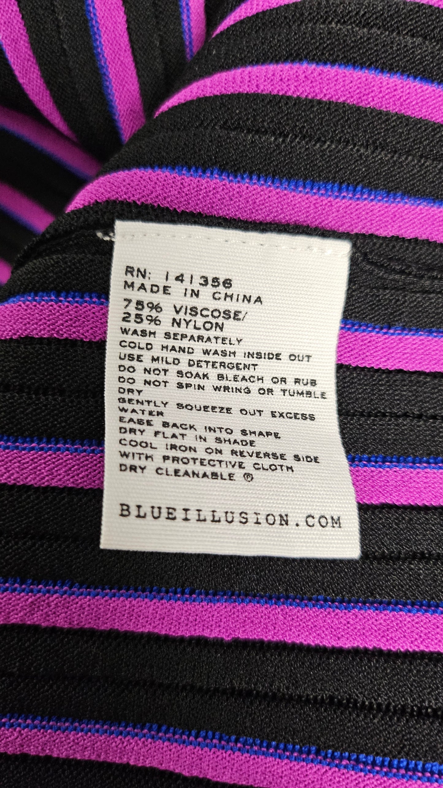 Blue Illusion Multi Stretch Pleat Skirt (10)
