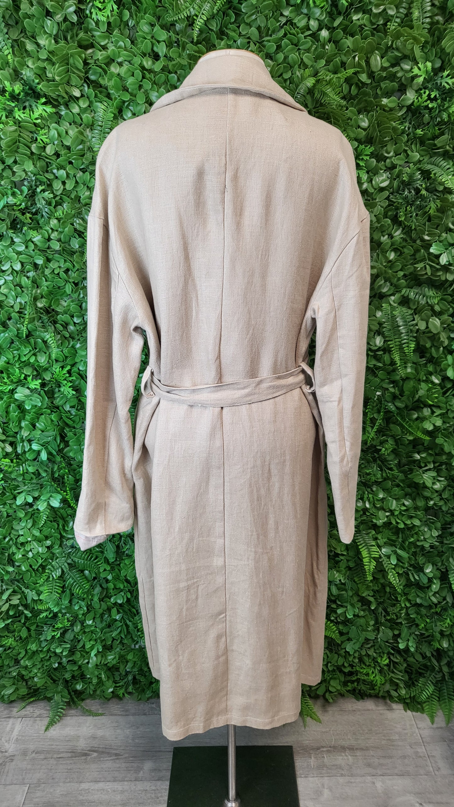 Lordship Linen Oat Linen Trench Coat (12)