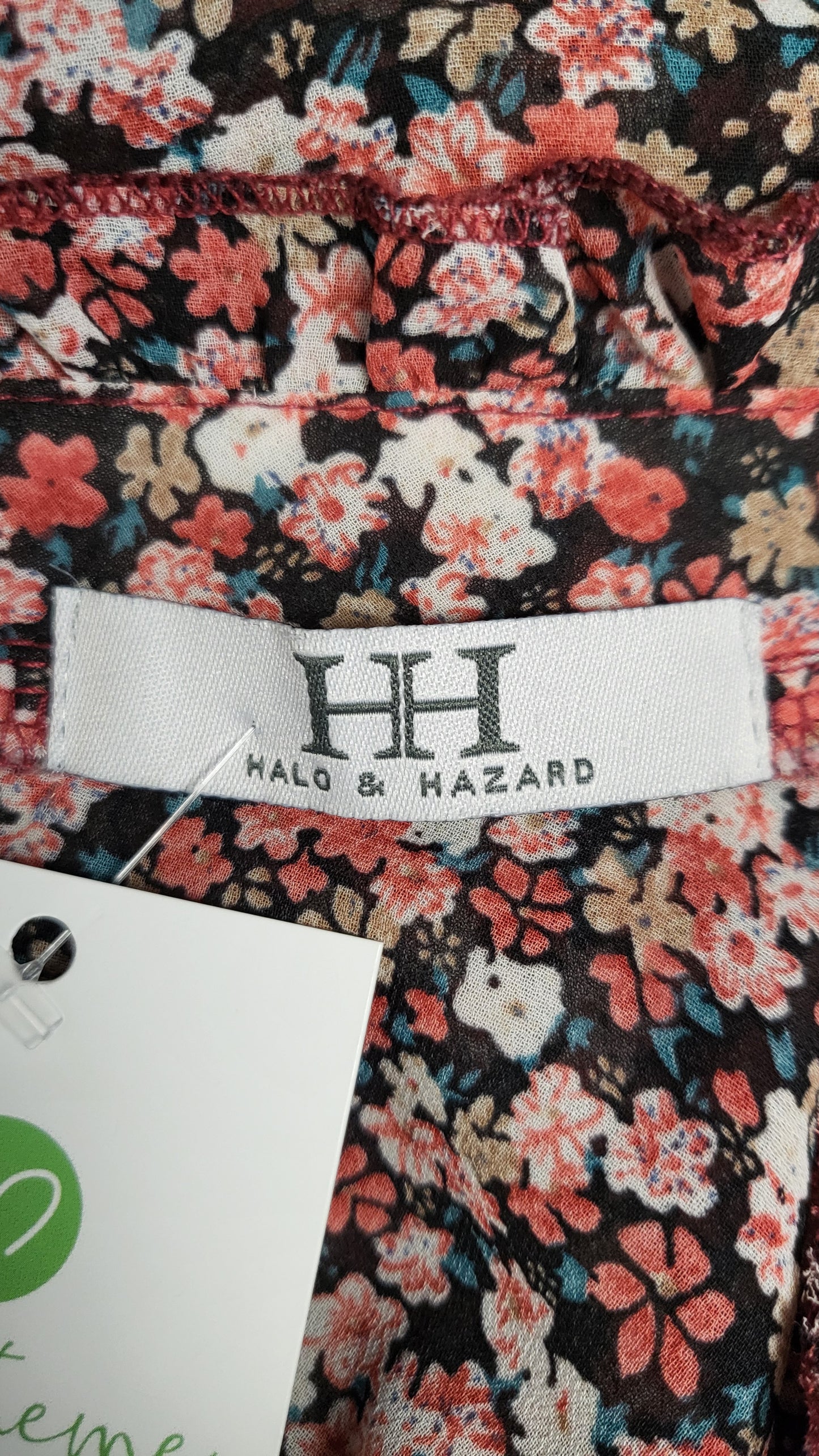Halo & Hazard Floral Frill Blouse (10)