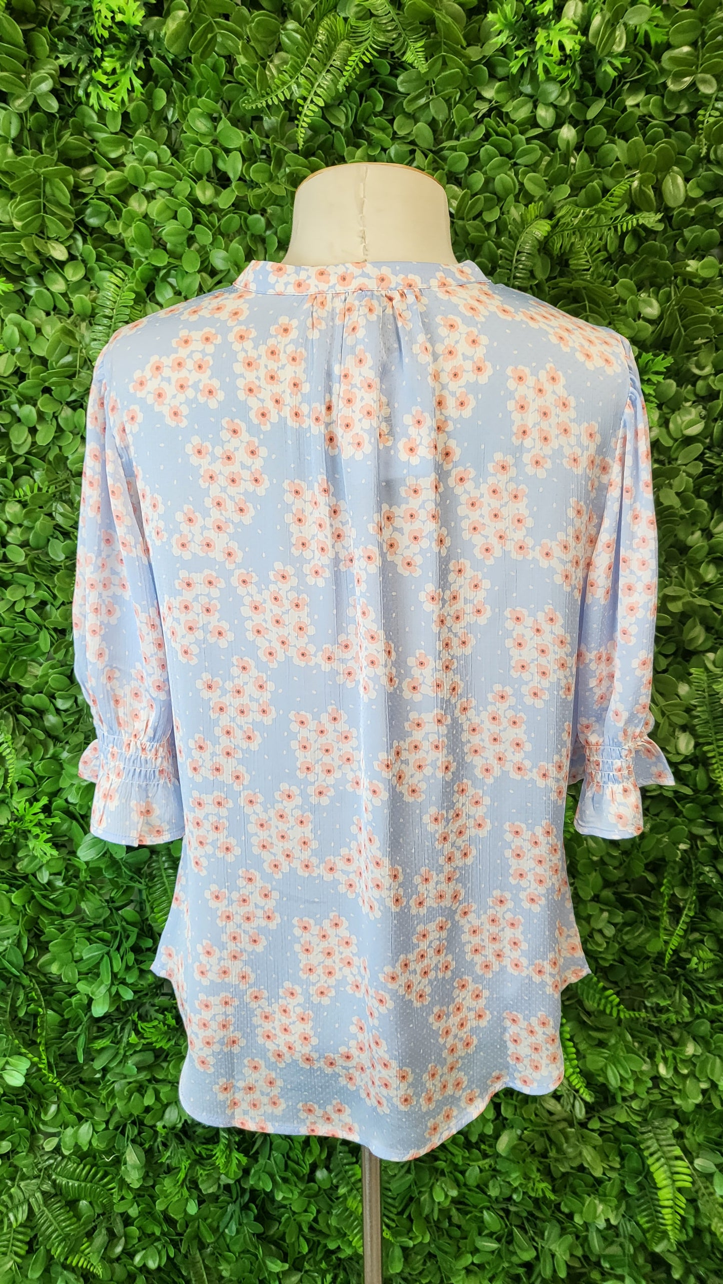 Leila+ Luca Blue Floral Print Top (8)