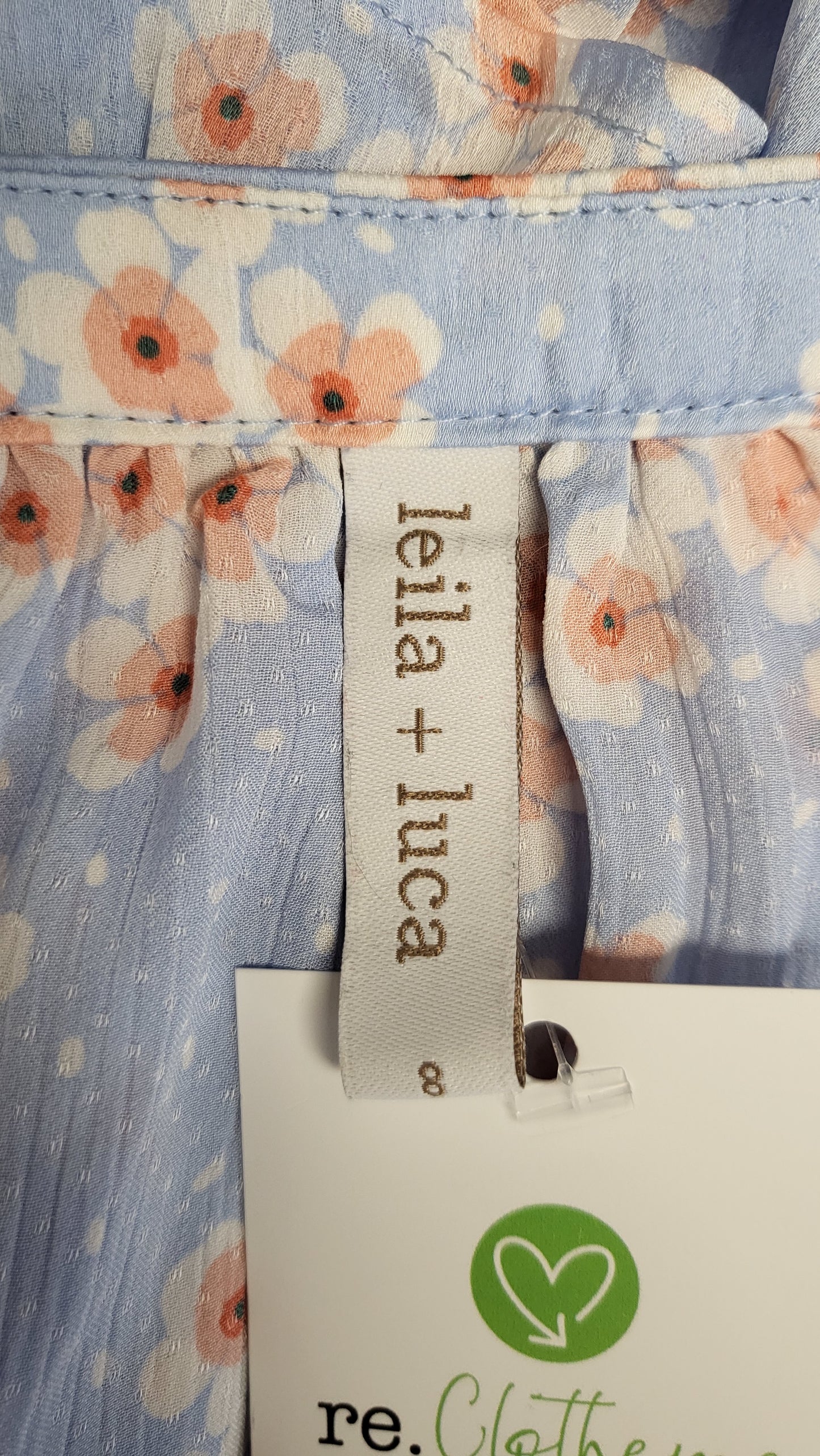 Leila+ Luca Blue Floral Print Top (8)