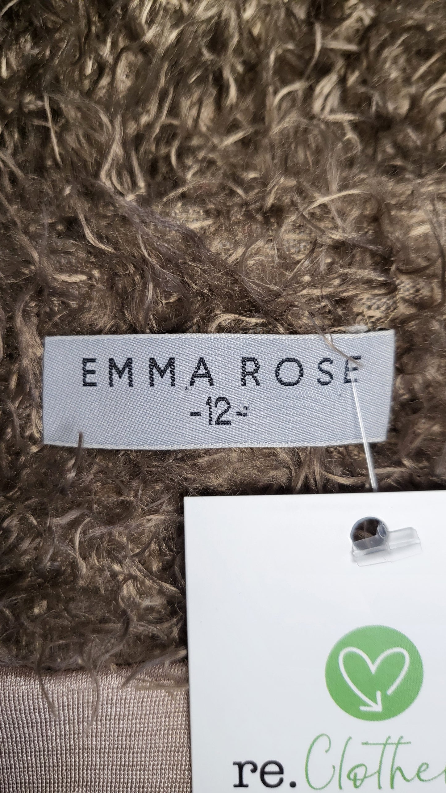 Emma Rose Brown Textured Jacket Scarf Set (12)