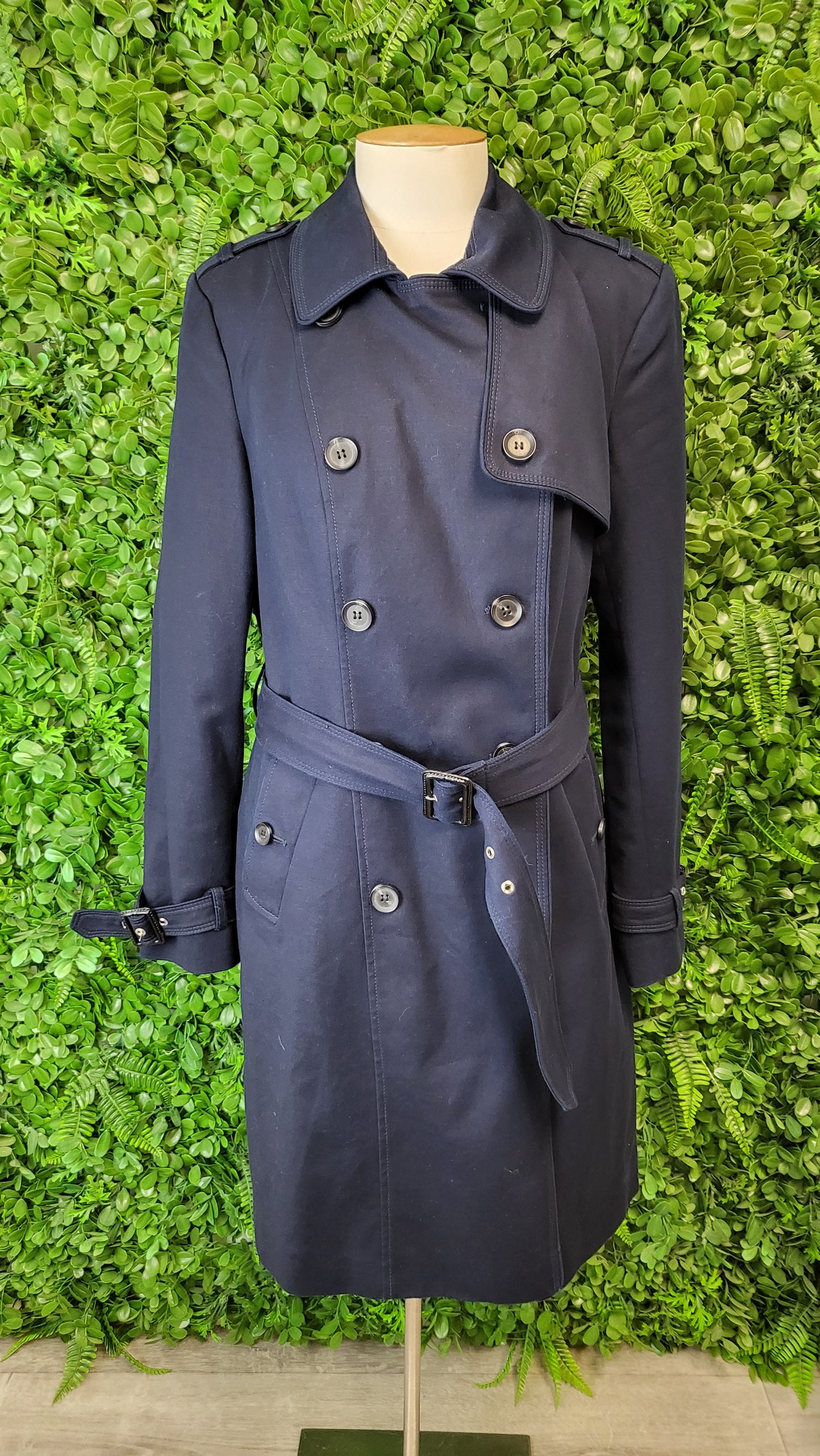 Portmans Navy Trench Coat (16)