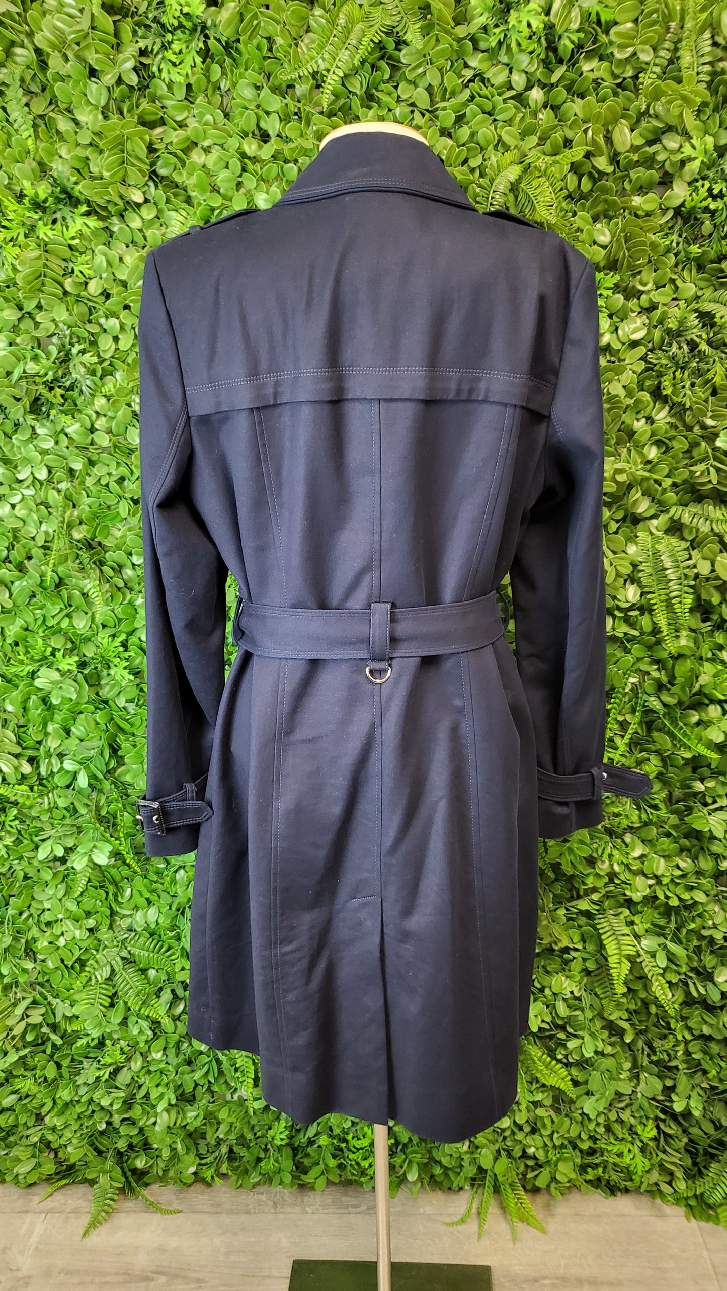 Portmans Navy Trench Coat (16)