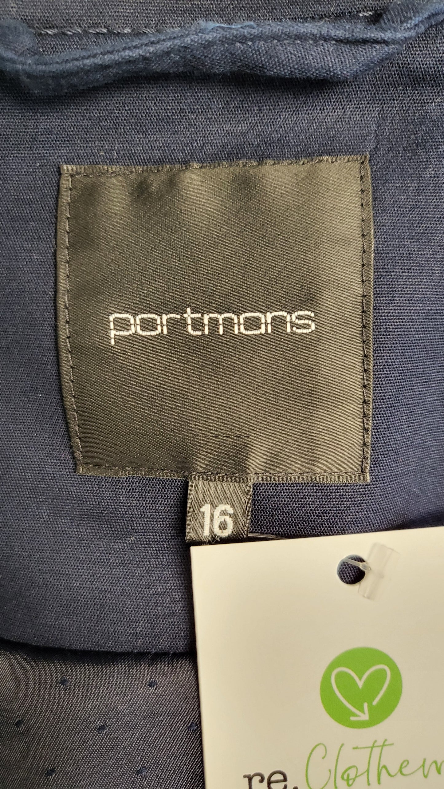 Portmans Navy Trench Coat (16)