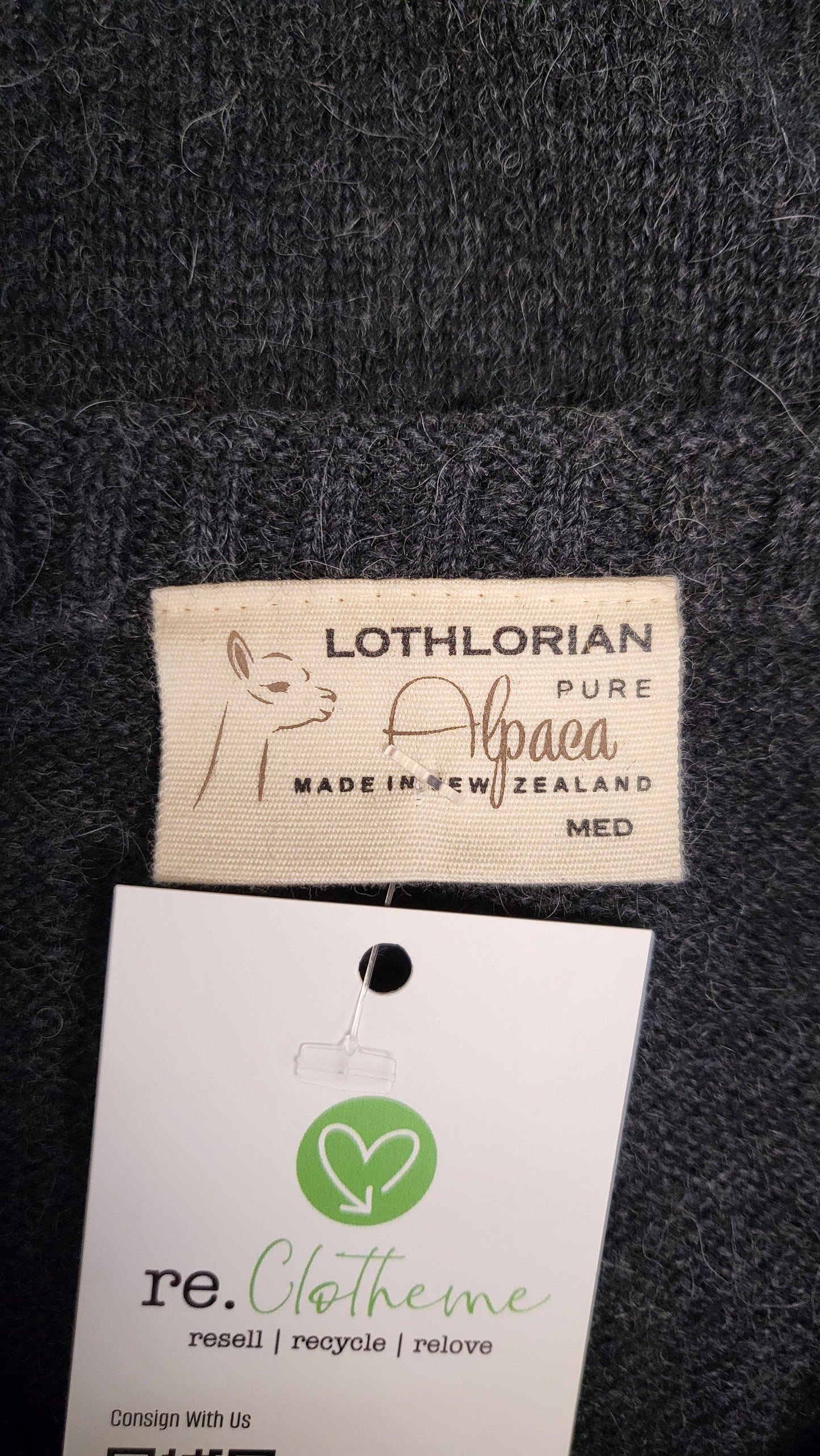 Lothlorian Charcoal Wool Vest (12-14)