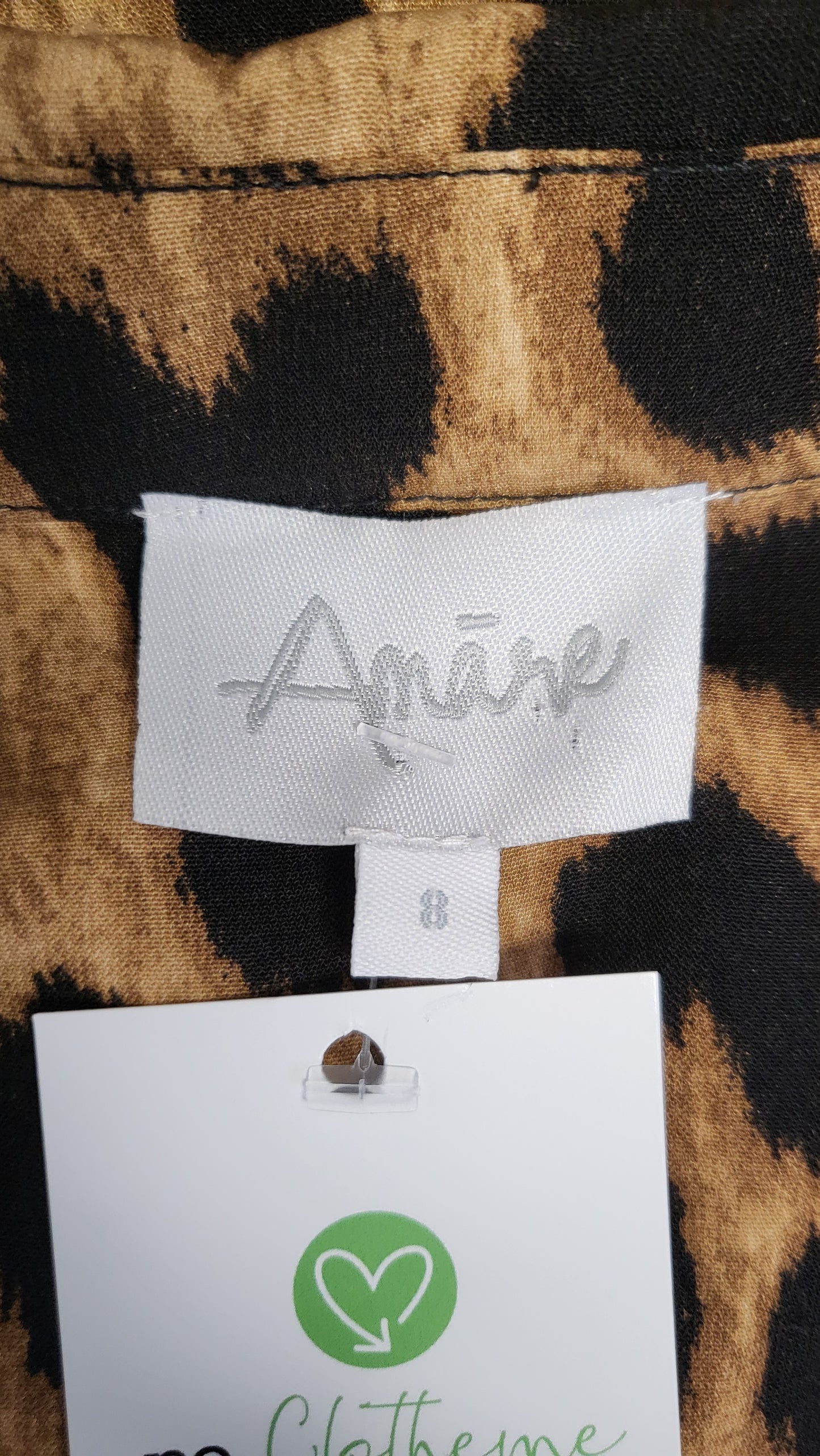 Amare  Animal Print Dress (10)
