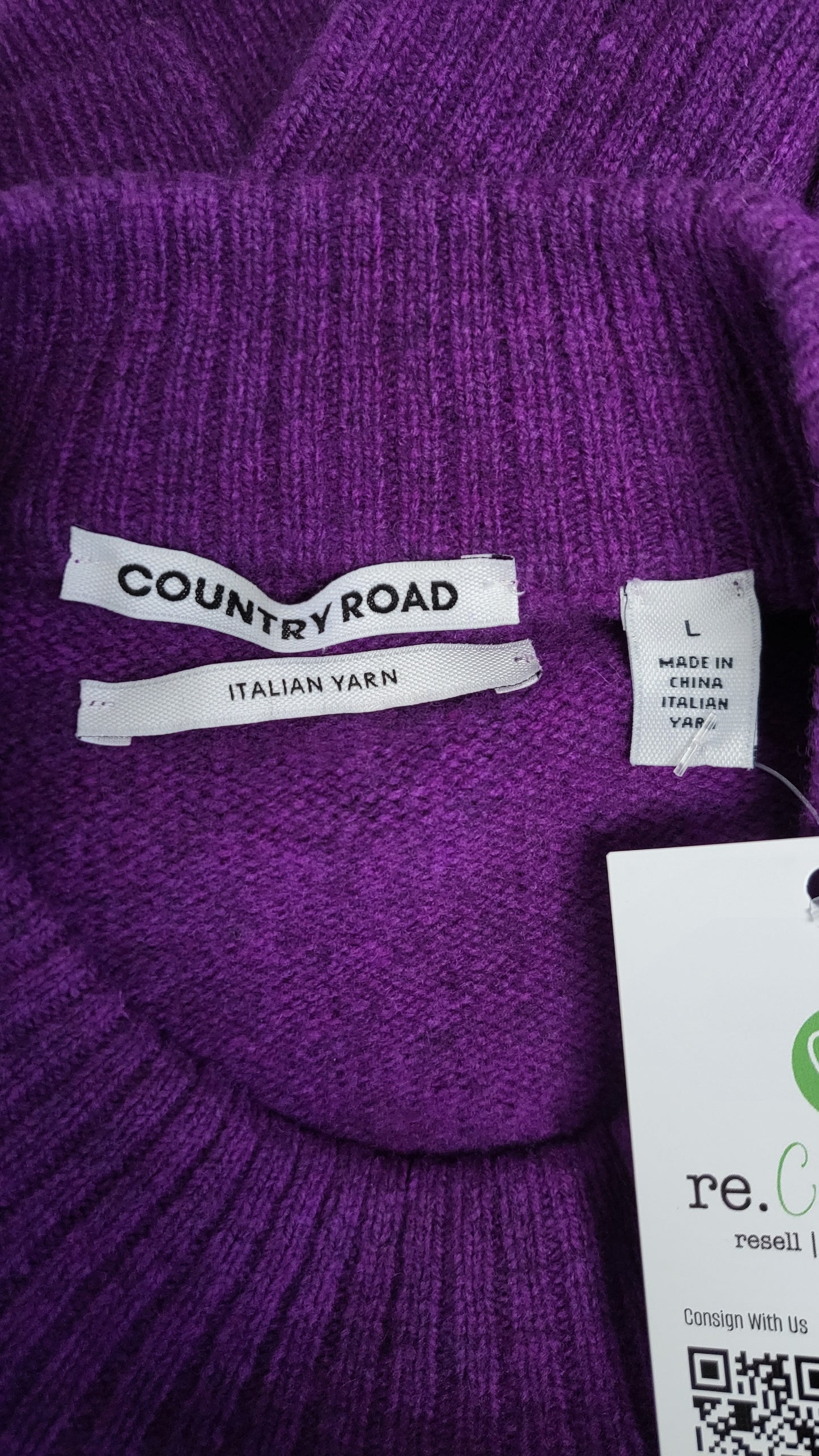 Country Road Purple Wool Jumper (14)