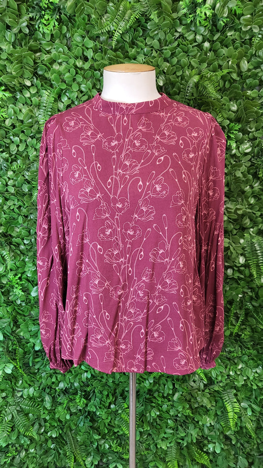 Stella + Gemma Burgundy Bowery Top (10)