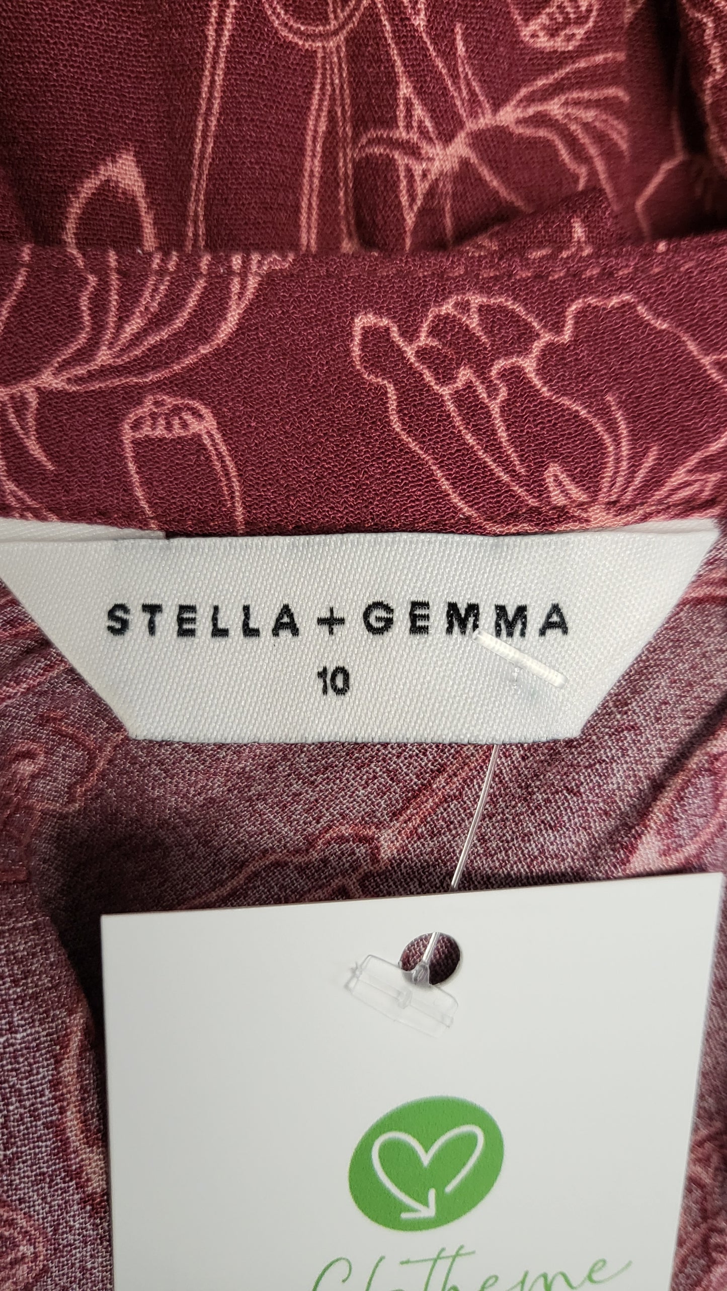 Stella + Gemma Burgundy Bowery Top (10)
