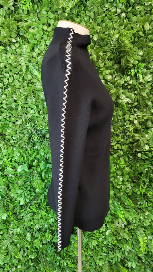 Navy & Co Black Astral Turtle Knit BNWT (8)