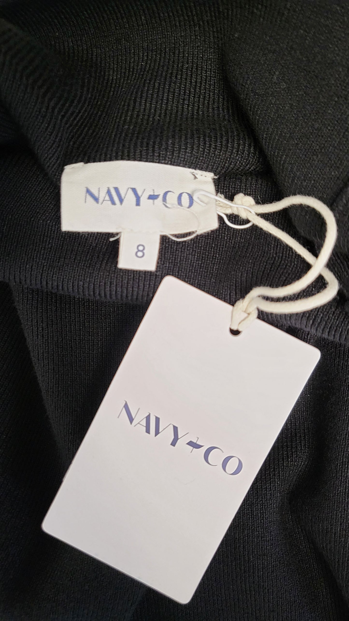 Navy & Co Black Astral Turtle Knit BNWT (8)