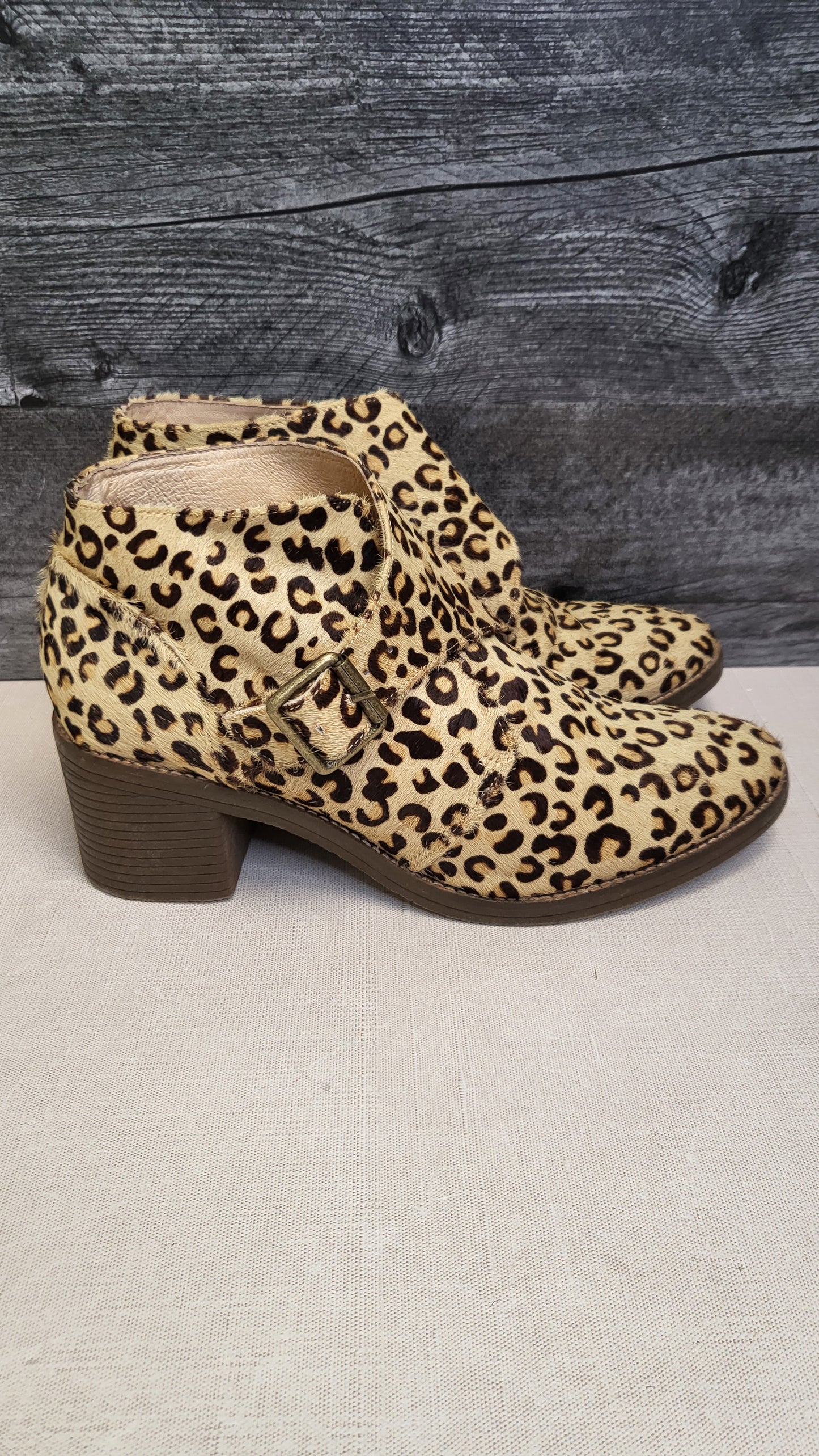 Ernest Wyler  Leopard Print Bootie (39)