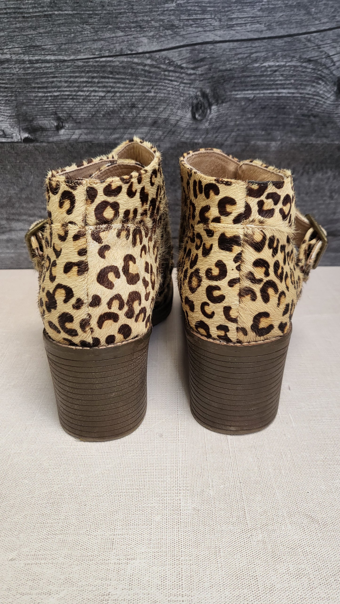 Ernest Wyler  Leopard Print Bootie (39)