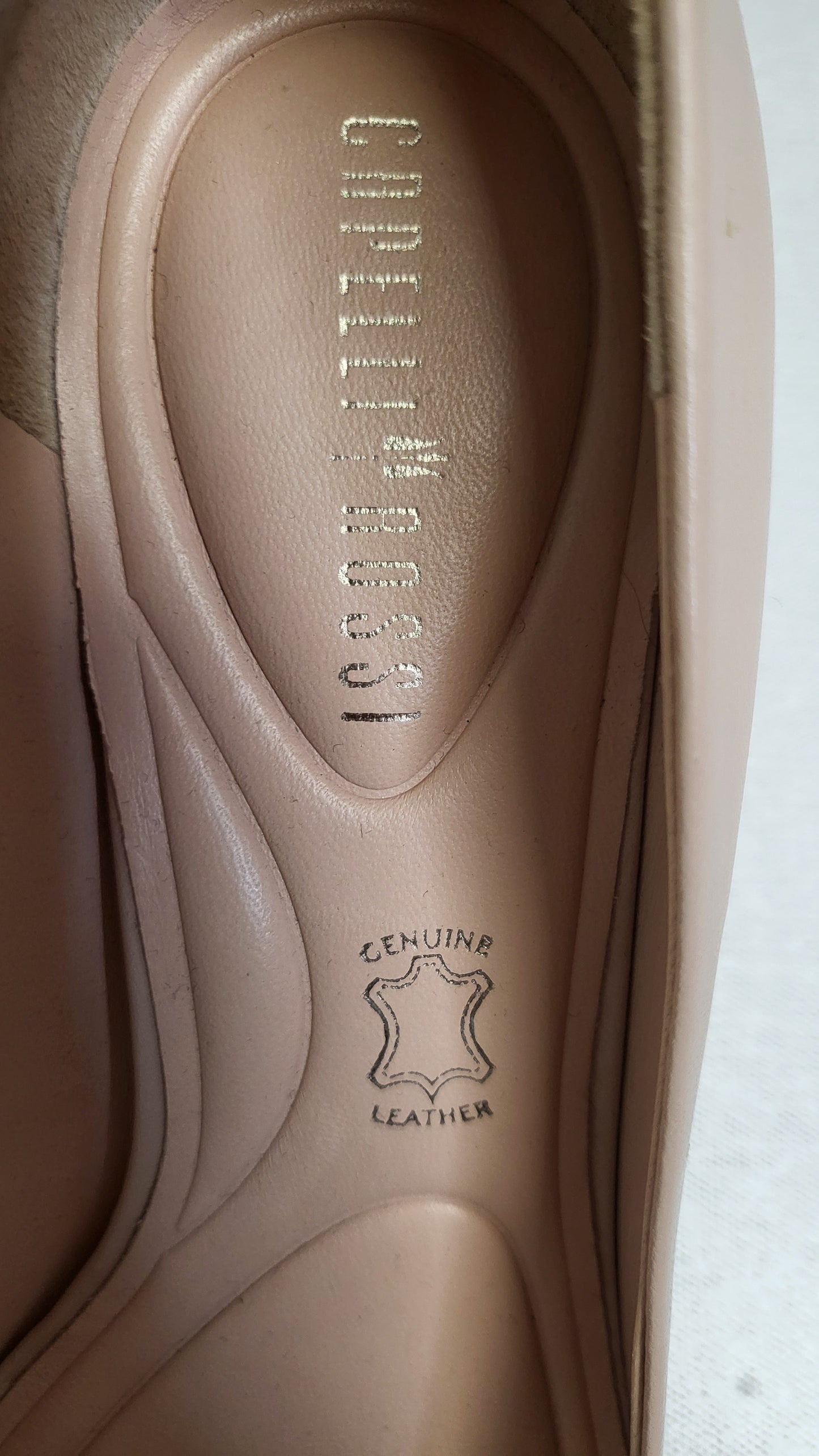 Capelli Rossi Nude Flared Heel As New (38)