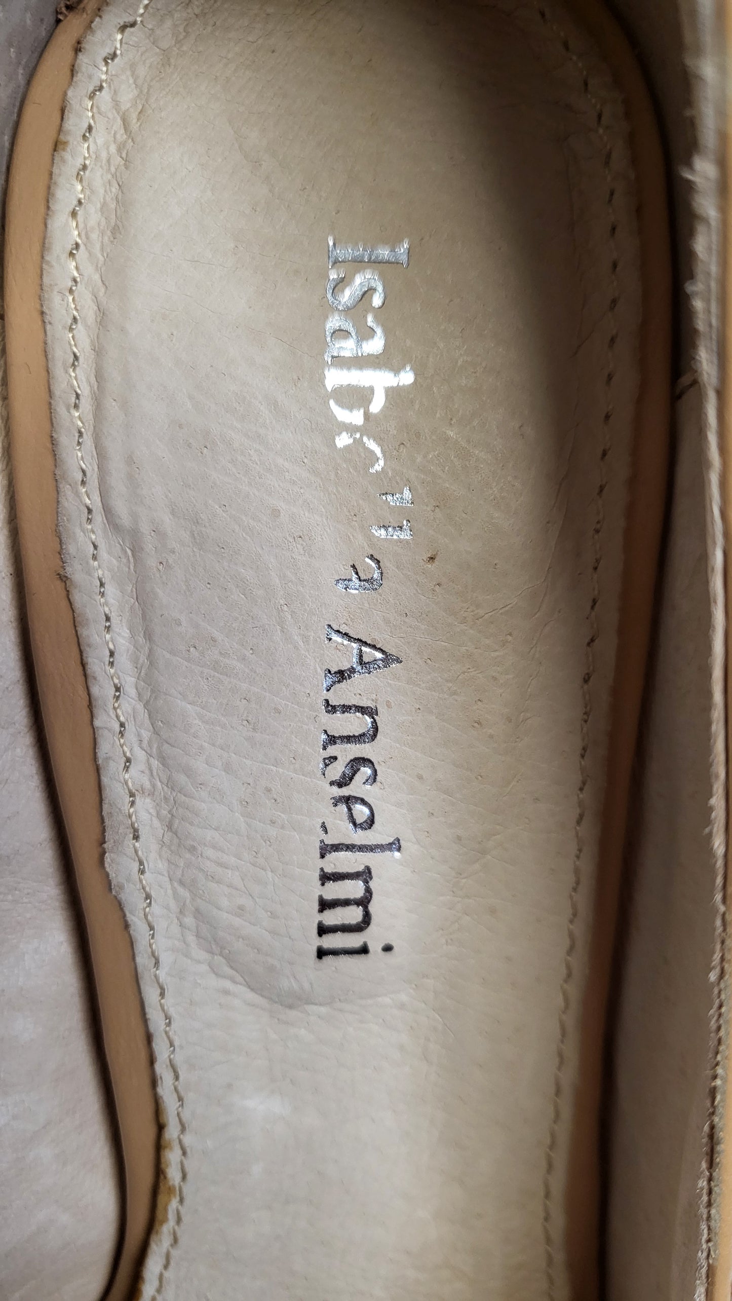 Isabella Anselmi  Leather Caramel Heels (38)