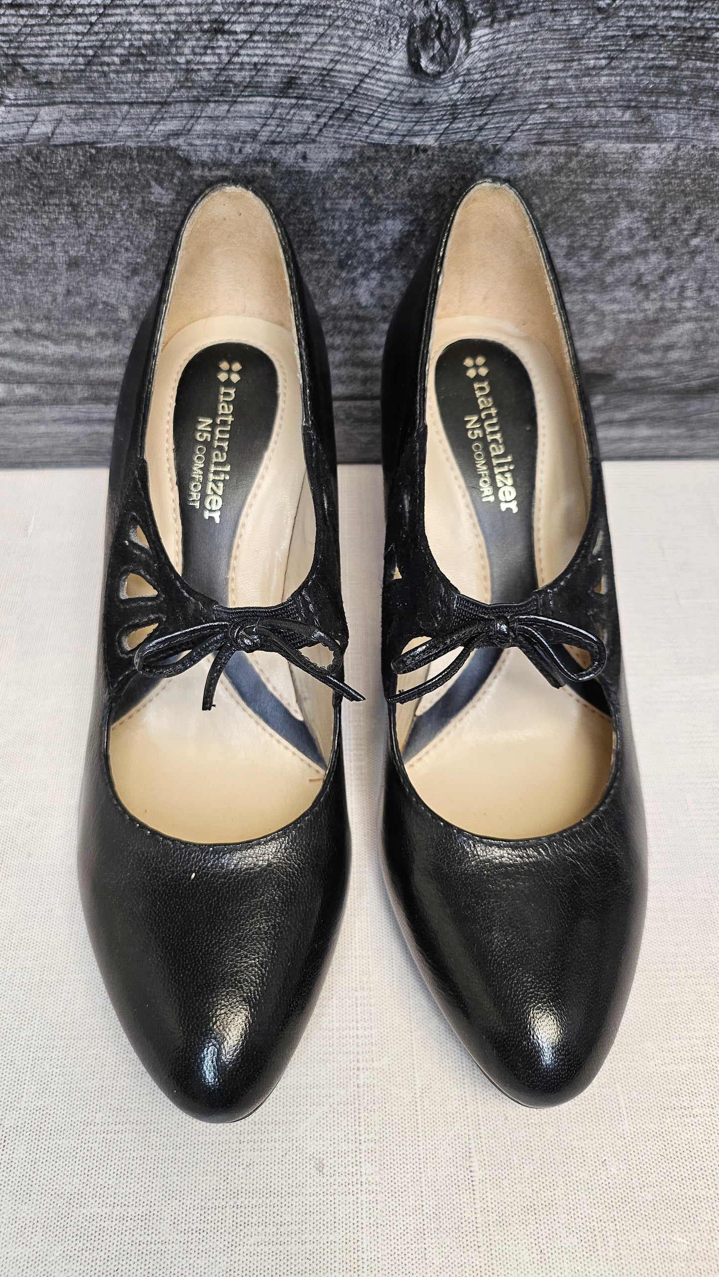 Naturalizer Black Mary Jane Heels (38)