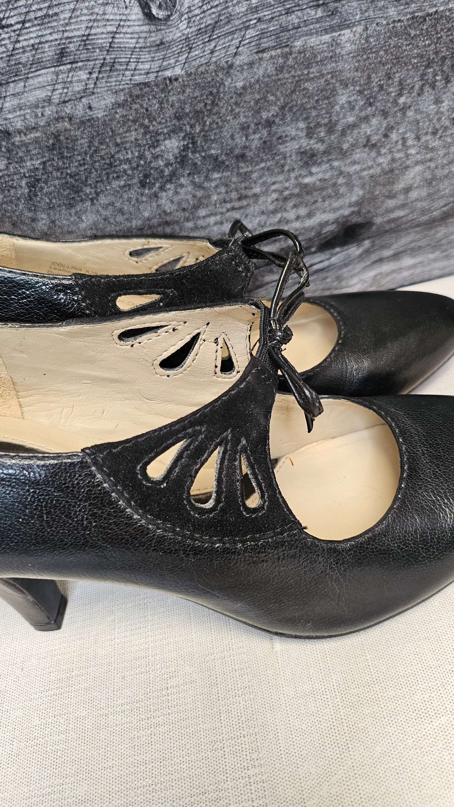 Naturalizer Black Mary Jane Heels (38)