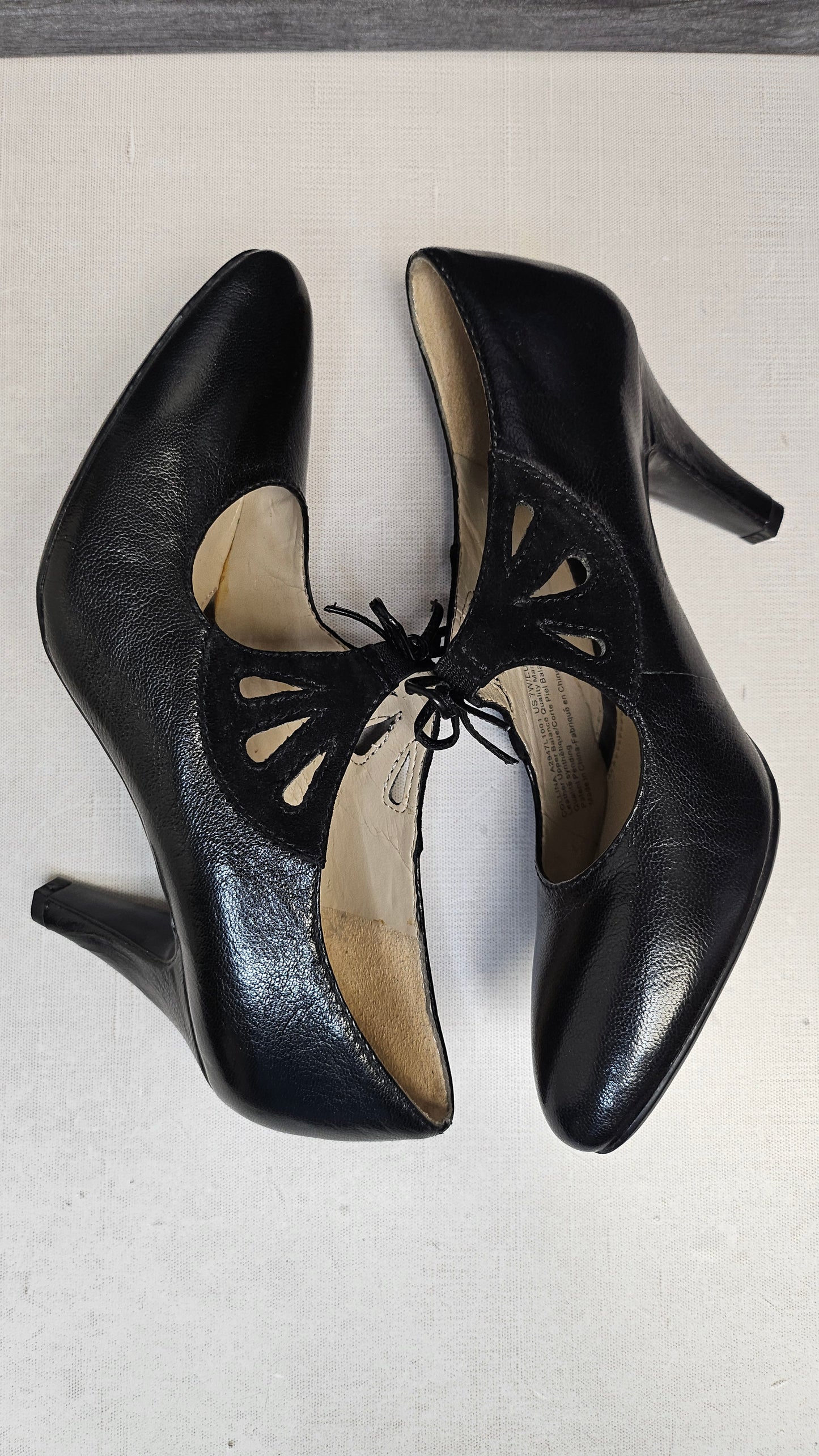 Naturalizer Black Mary Jane Heels (38)