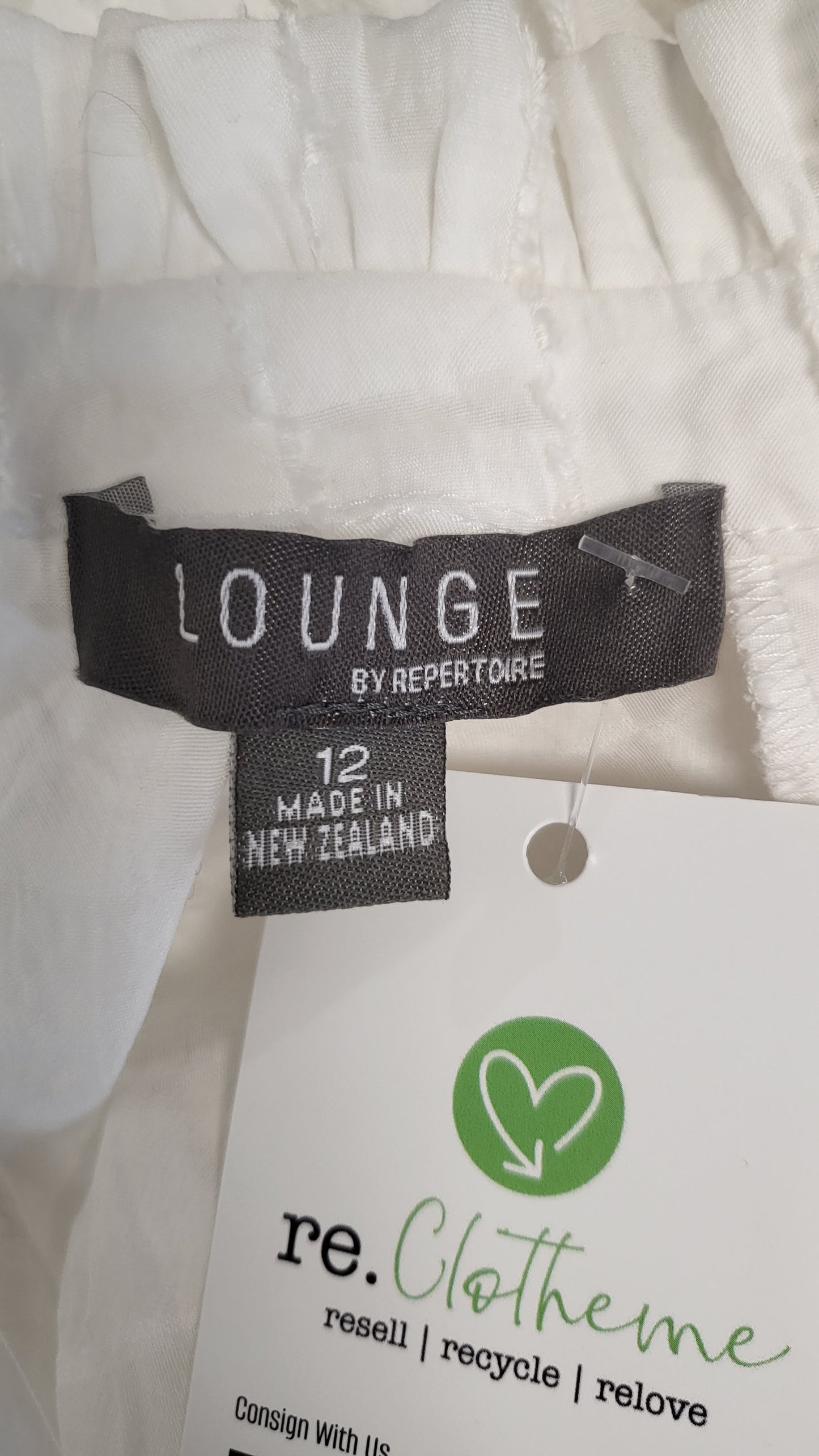 Lounge  by Repertoire White Brodie Blouse (12)
