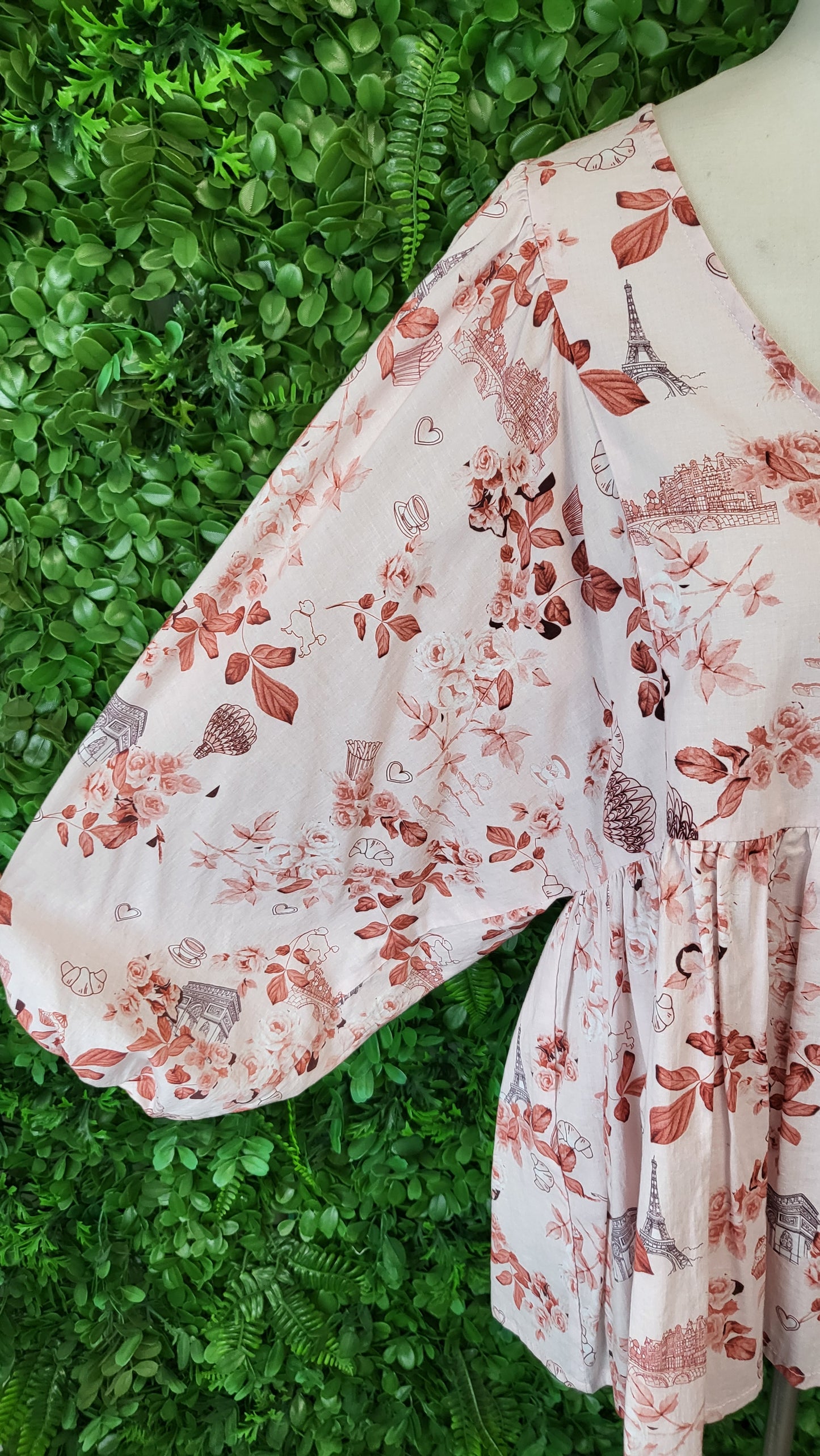 Stella + Gemma Pink Print Top (14)