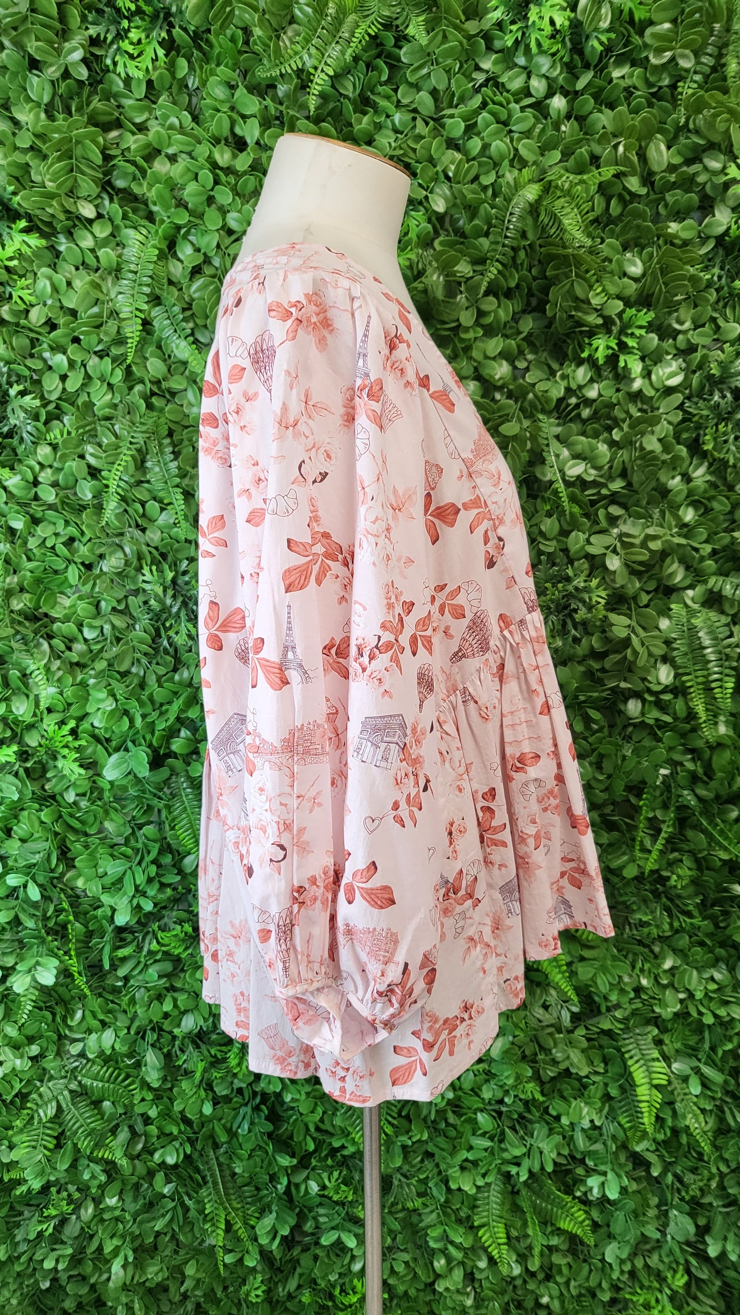 Stella + Gemma Pink Print Top (14)