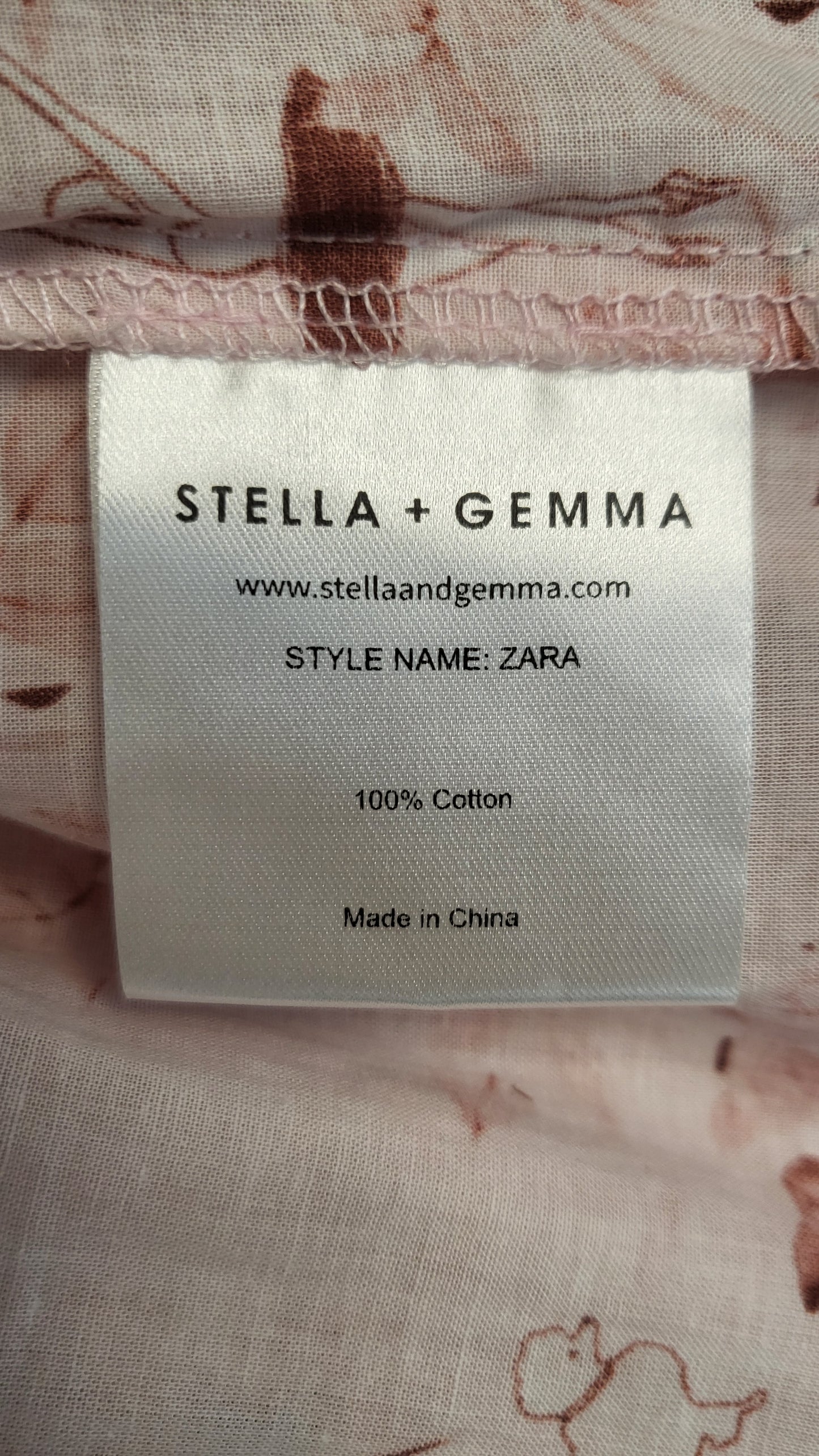 Stella + Gemma Pink Print Top (14)