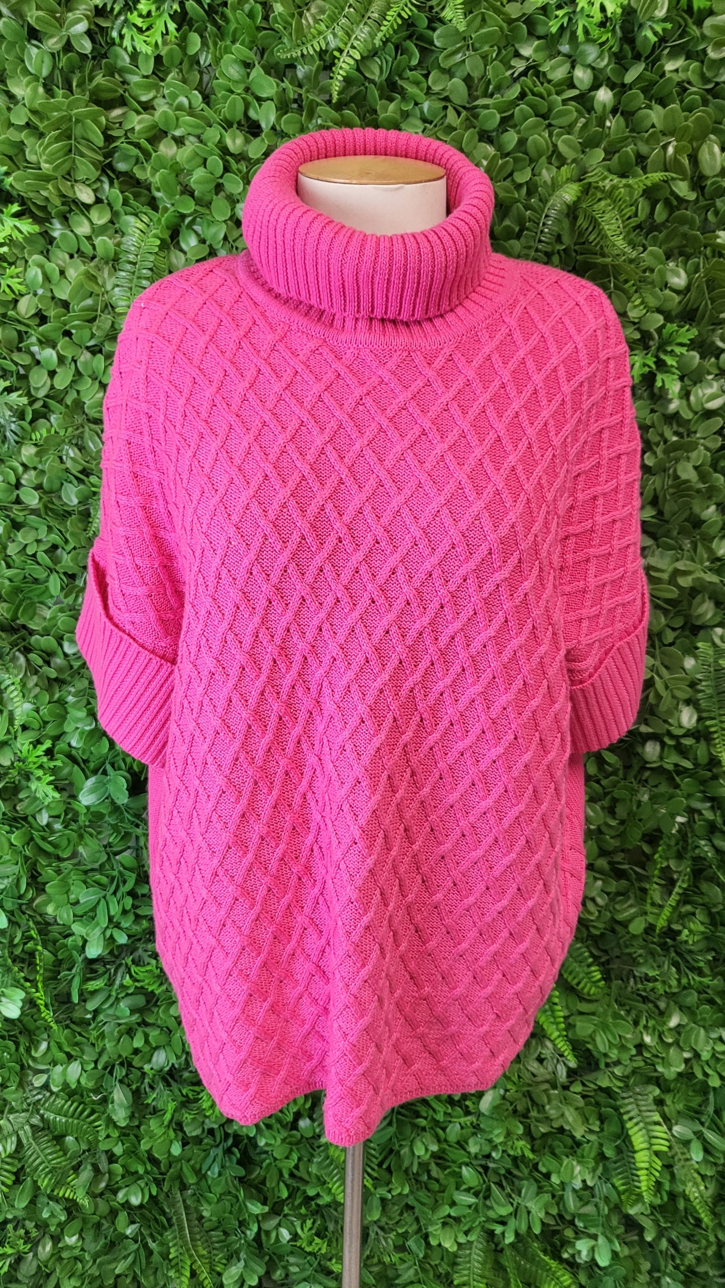Foil Pink Cable Knit (12)